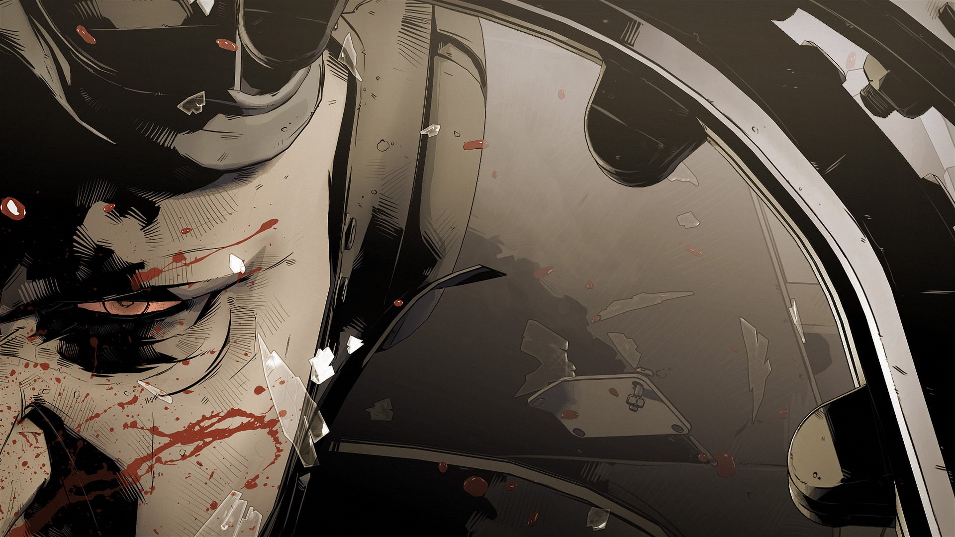 digital art, 1080P, Paths of Hate, Fury, gunships, airplane, HD Wallpaper