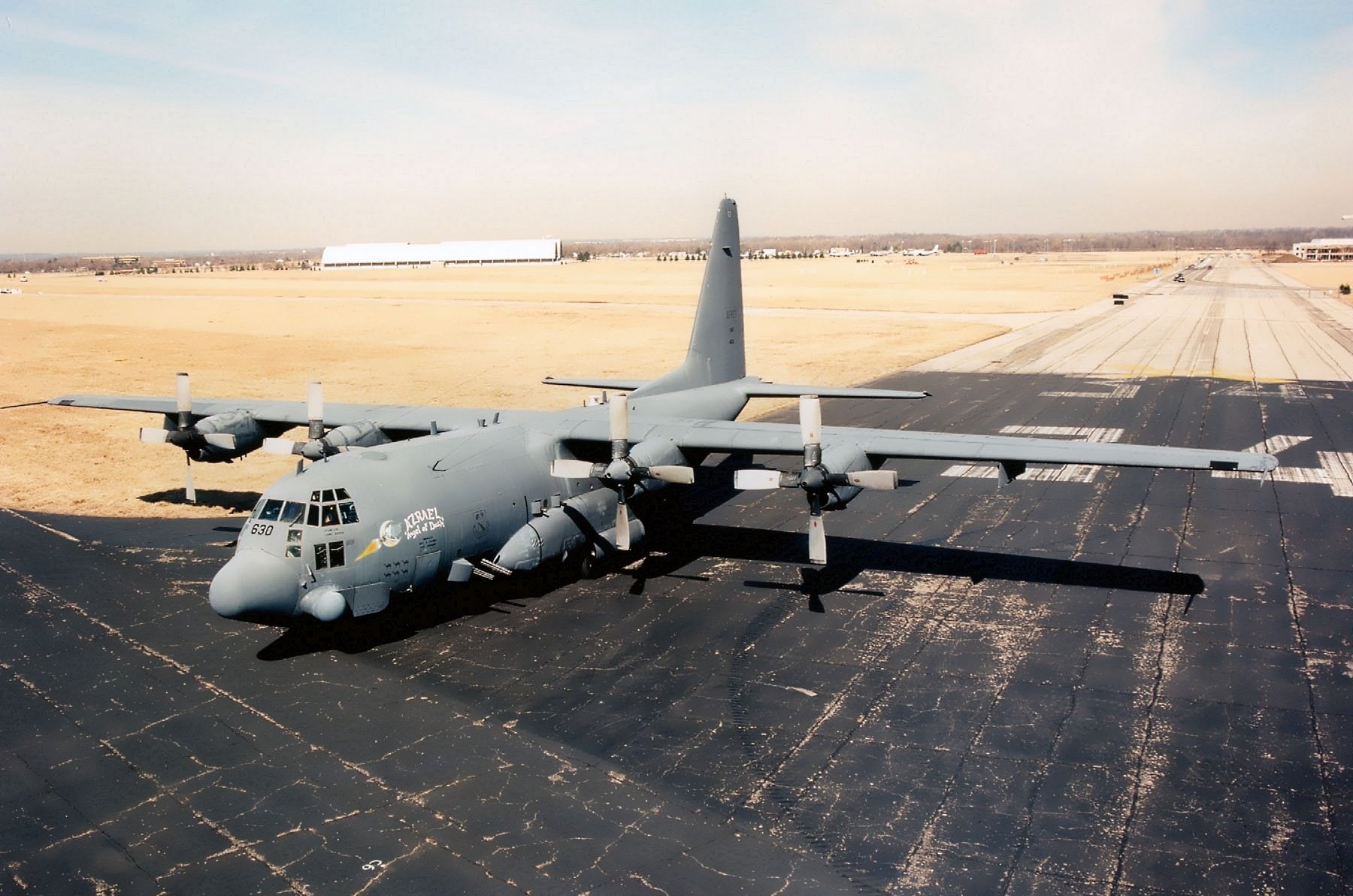 no people, asphalt, 1800x1192, sky, airport runway, art, Close Air Support Gunship, wing, army, flying, airplane, arrival, Lockheed AC, x, military, ac, HD Wallpaper