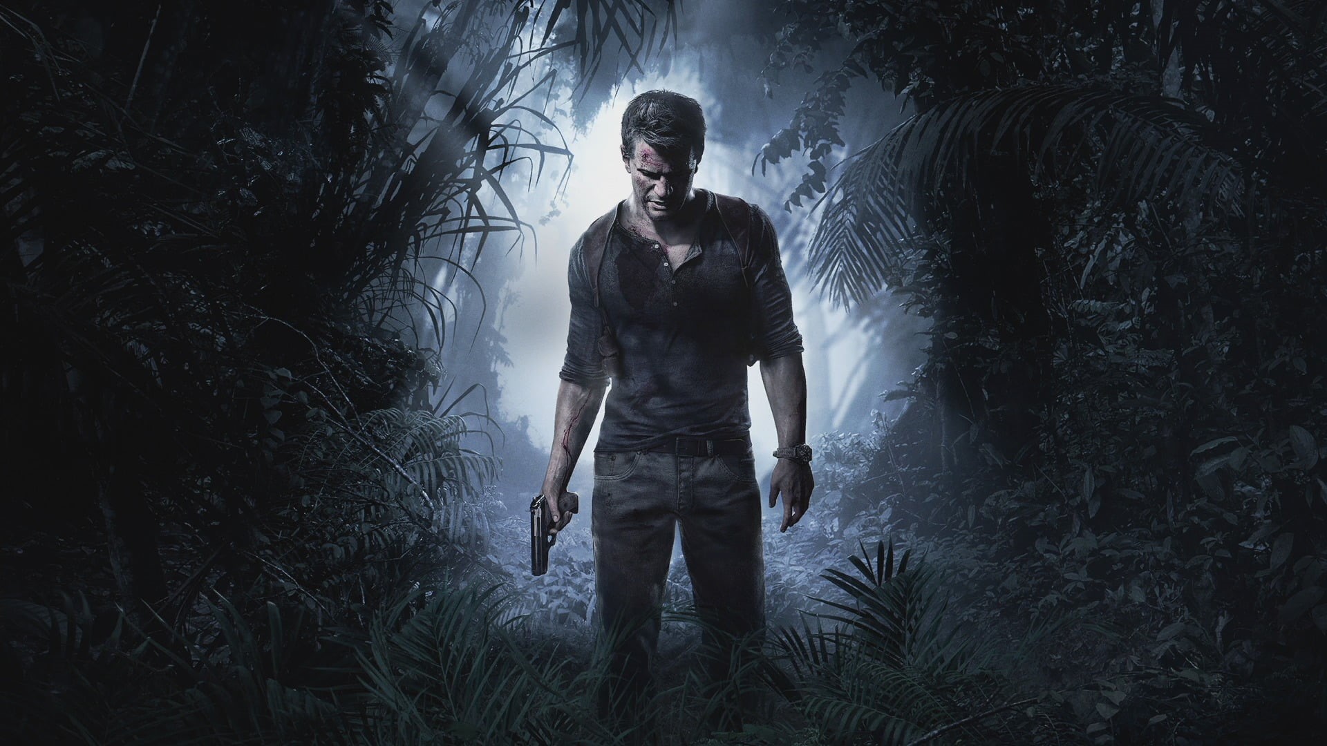 forest, Playstation 4, dark, young men, evil, full length, mid adult, exclusive, one Person, fear, plant, woodland, adventure, spooky, people, fog, men, HD Wallpaper