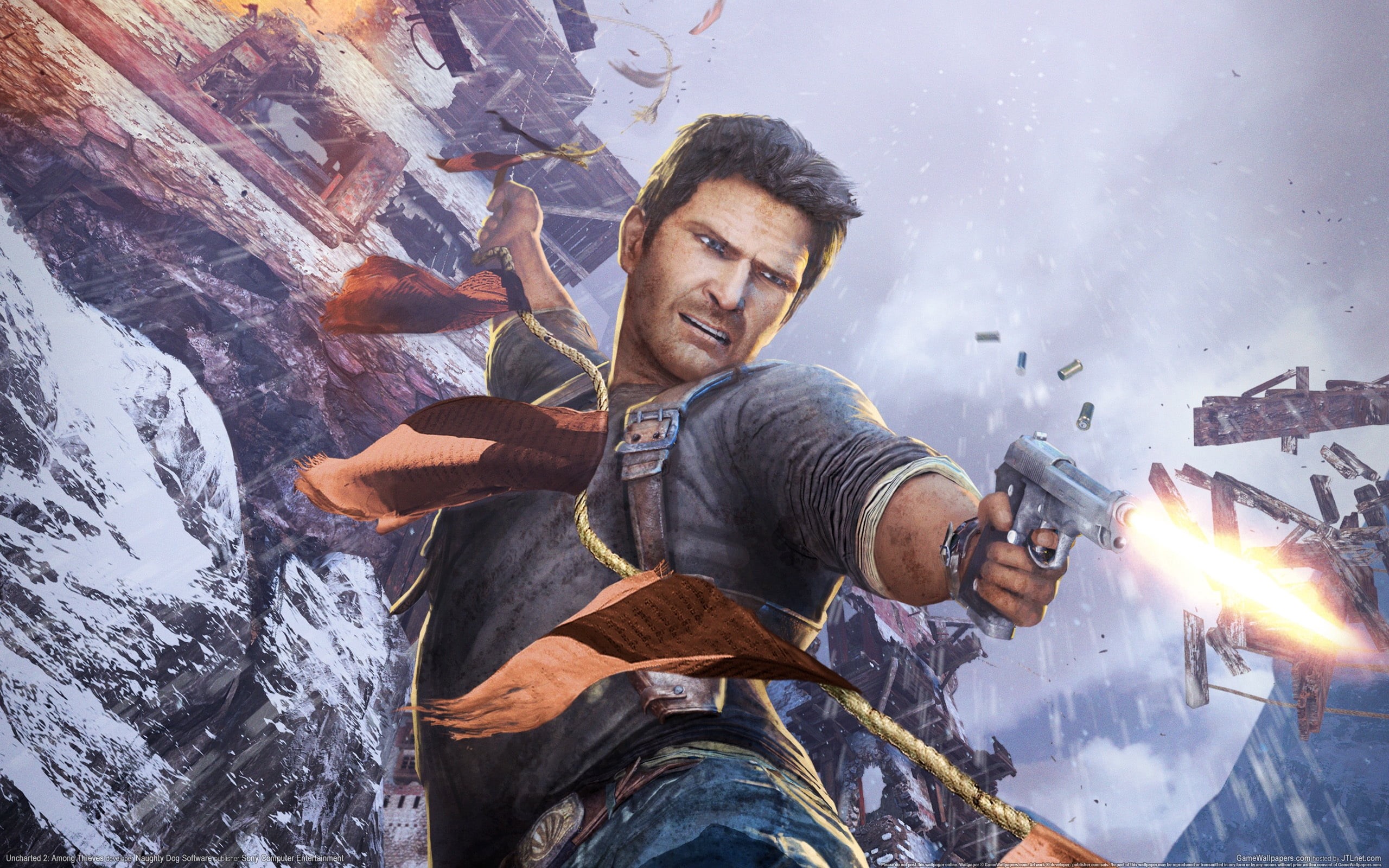 motion, 2K, outdoors, manual Worker, people, poster, among thieves, skill, one Person, nature, smoke - Physical Structure, sign, uncharted, headshot, mid adult men, HD Wallpaper