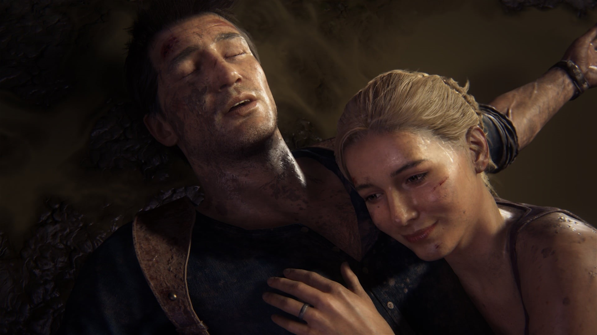 Naughty Dog, Elena Fisher, smile, Playstation 4, Nathan Drake, 1080P, Uncharted 4, HD Wallpaper