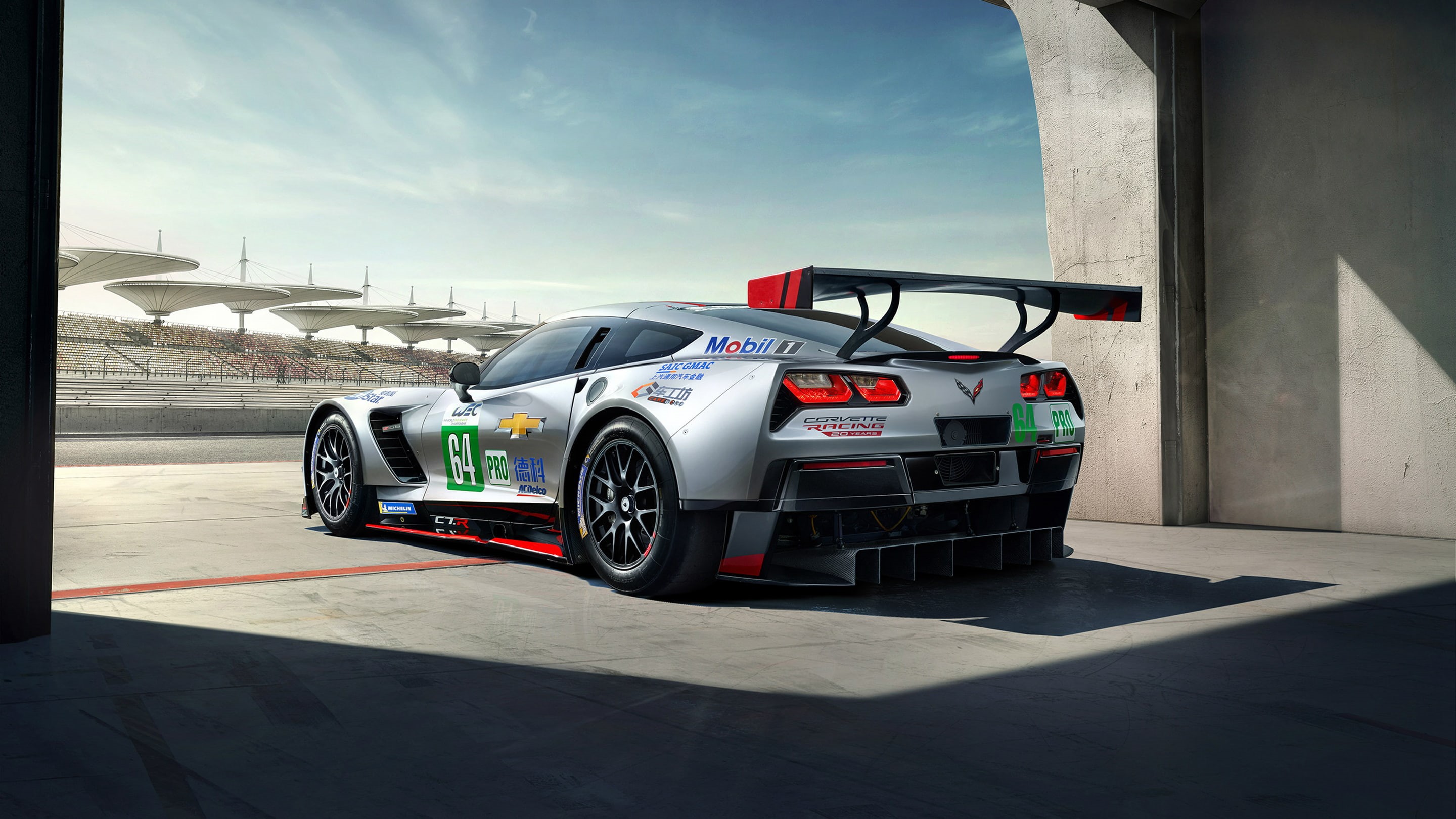 Corvette, C7R, Chevrolet, 2K, 2019, RedLine, HD Wallpaper