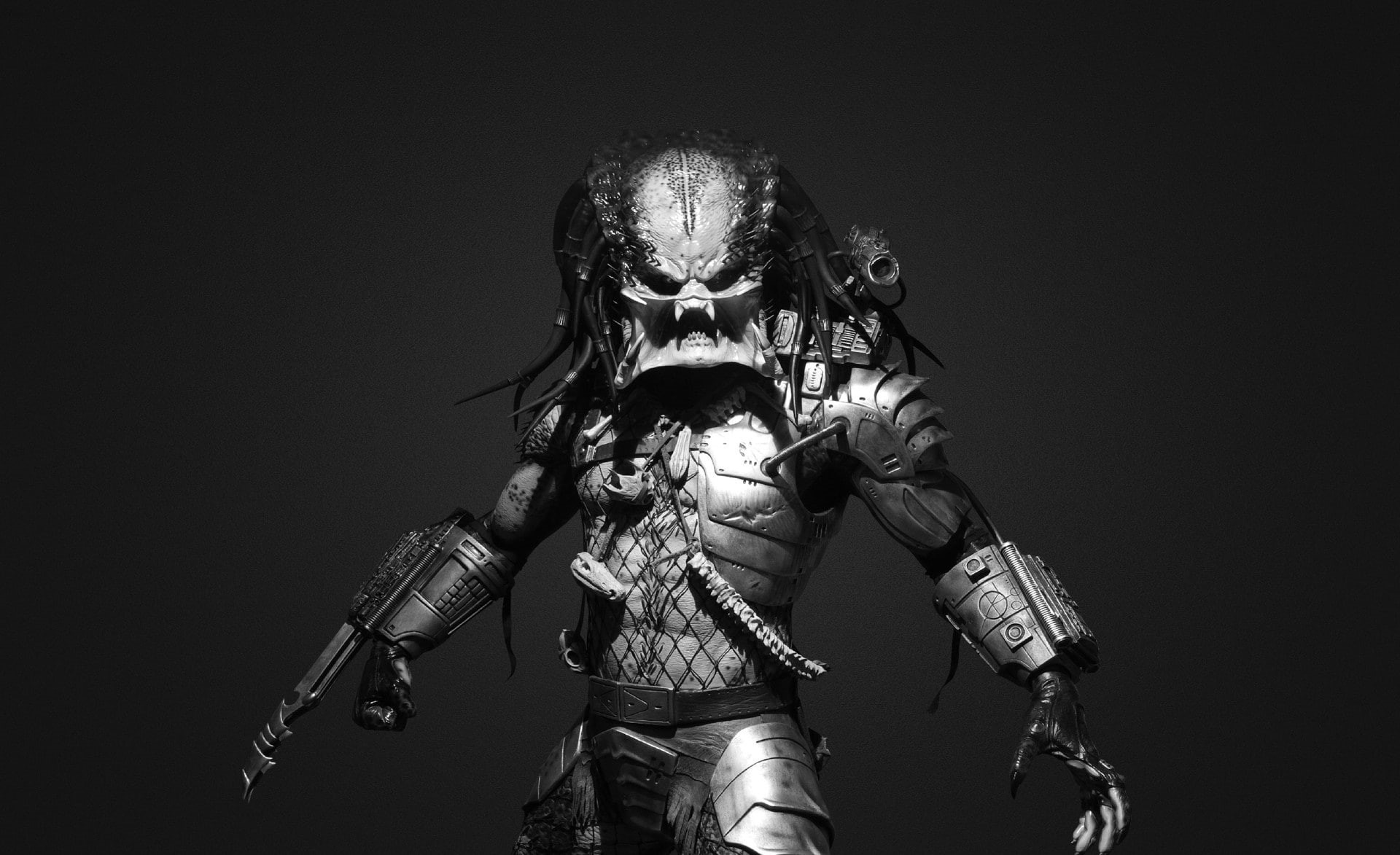 aliens, Other Movies, predatoralien, warning sign, adult, front view, Movies, three quarter length, avp, government, hd, alien vs predators, HD Wallpaper