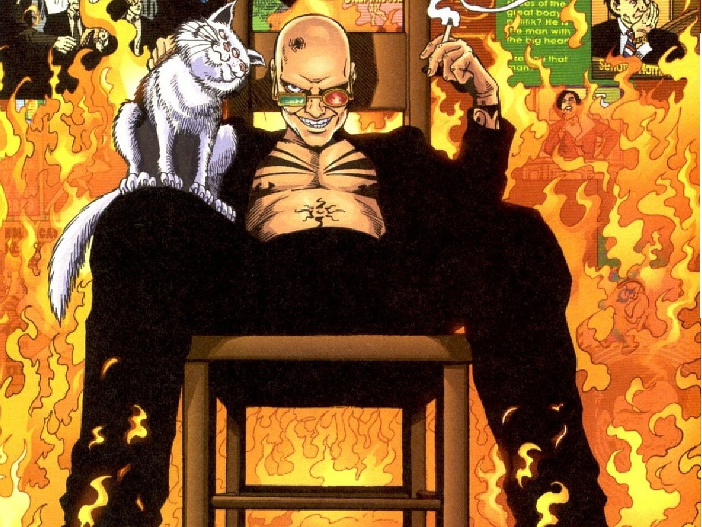 Comics, Transmetropolitan, 720P, Spider Jerusalem, HD Wallpaper