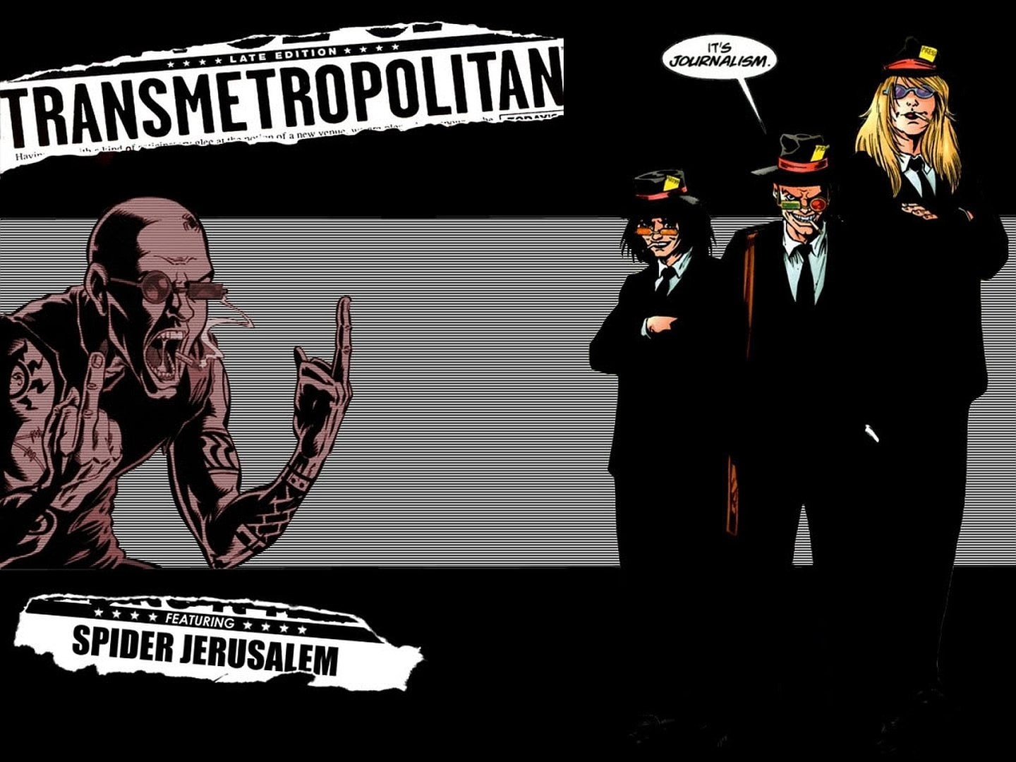 Transmetropolitan, 720P, Comics, Spider Jerusalem, HD Wallpaper