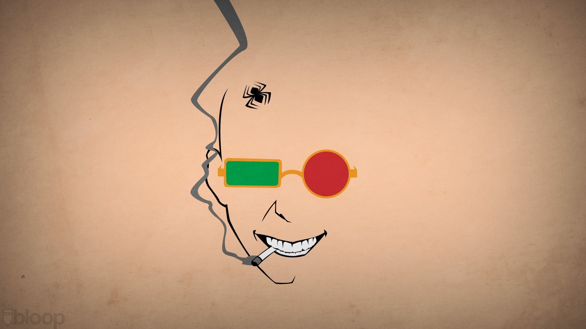 Transmetropolitan, representation, Spider jerusalem, smiling, wireless technology, music, creativity, portable information device, indoors, mobile phone, HD Wallpaper