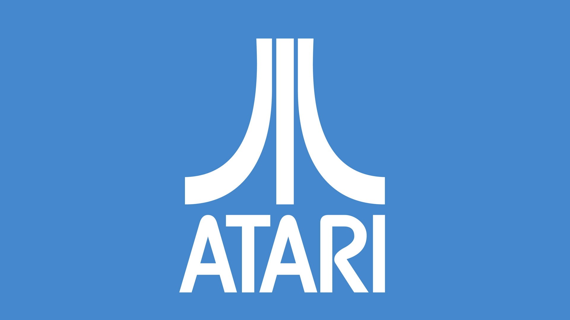 roots, logo, gaming, blue, game, 1080P, tree, atari, hd, HD Wallpaper