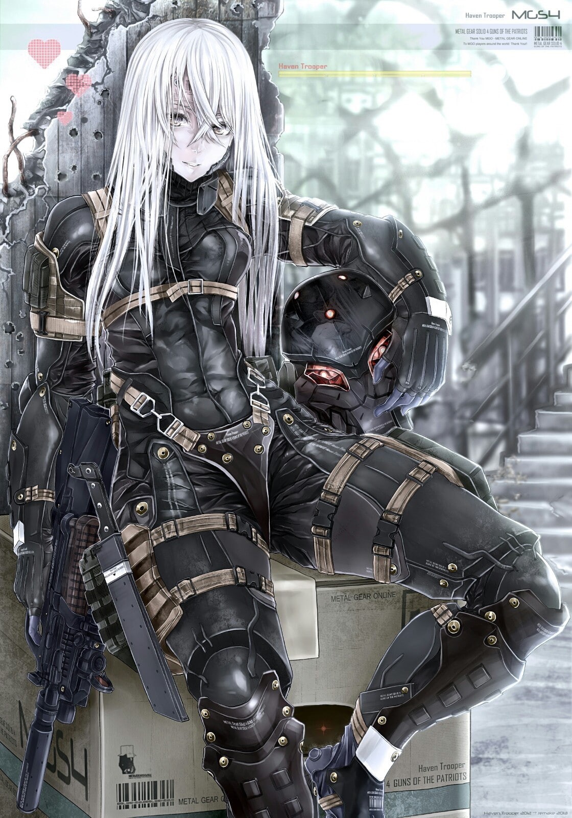 Metal Gear Solid, Metal Gear Solid 4, anime, 720P, Phone HD Wallpaper