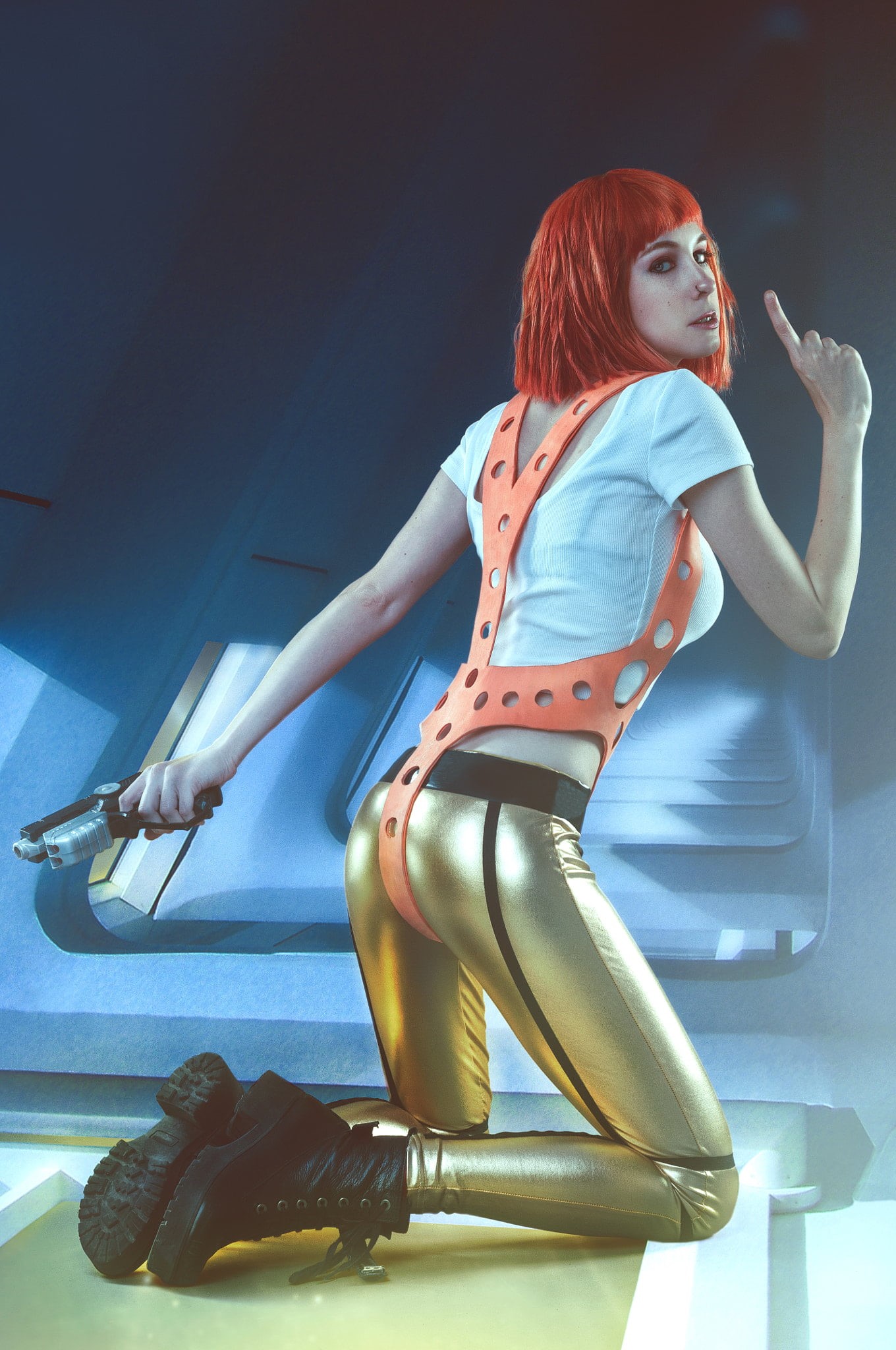 women, 500px, Leeloo, The Fifth Element, 1080P, Ruben Cid, cosplay, model, Phone HD Wallpaper