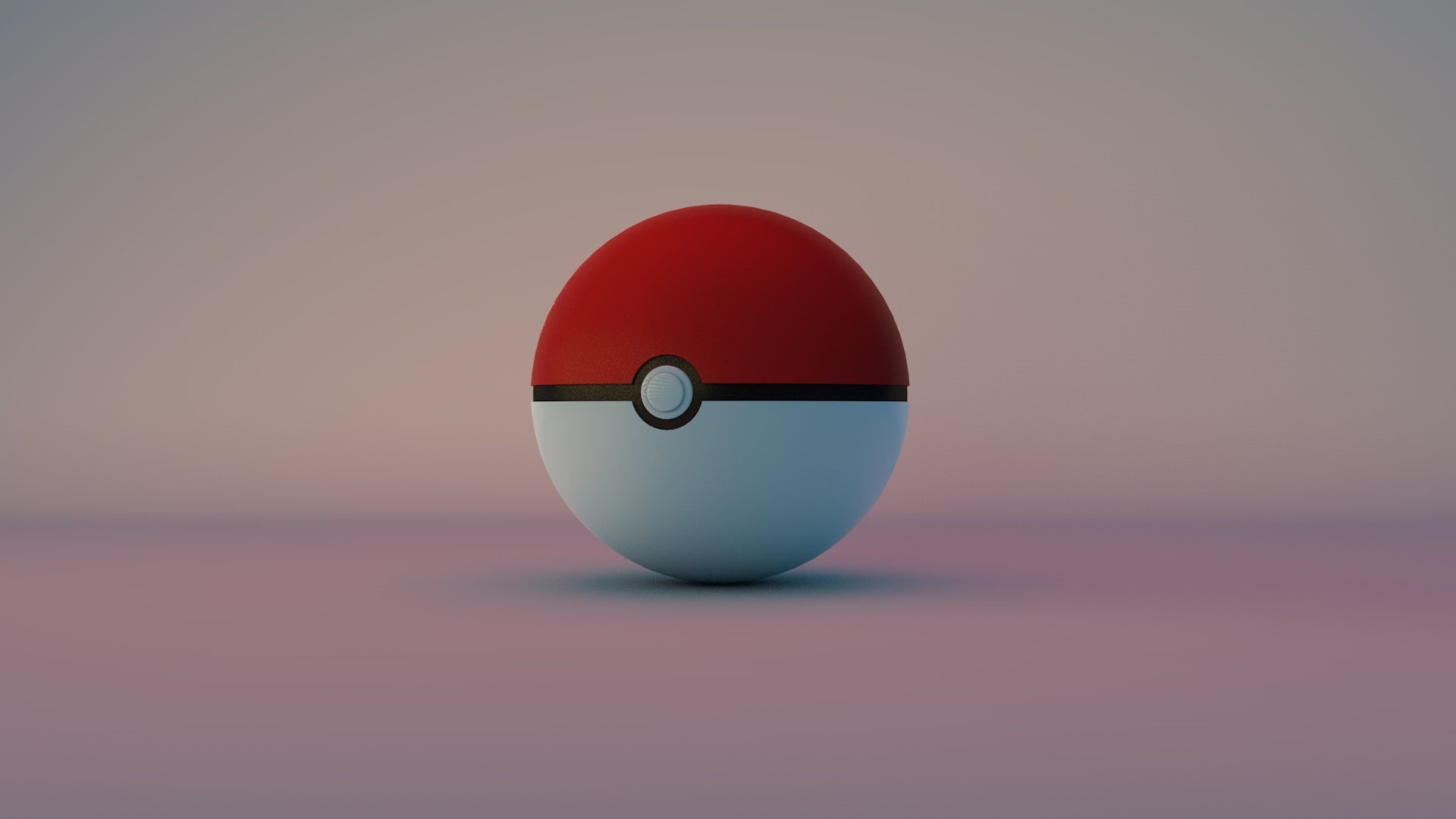 render, Pokémon, bright, red, Cinema 4D, video games, Poké Balls, orange, 1080P, HD Wallpaper