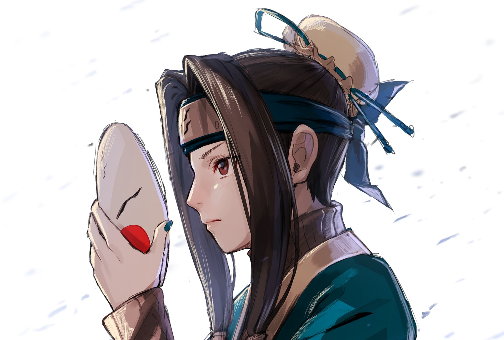 Mask, 1080P, Naruto, Haku (Naruto), HD Wallpaper