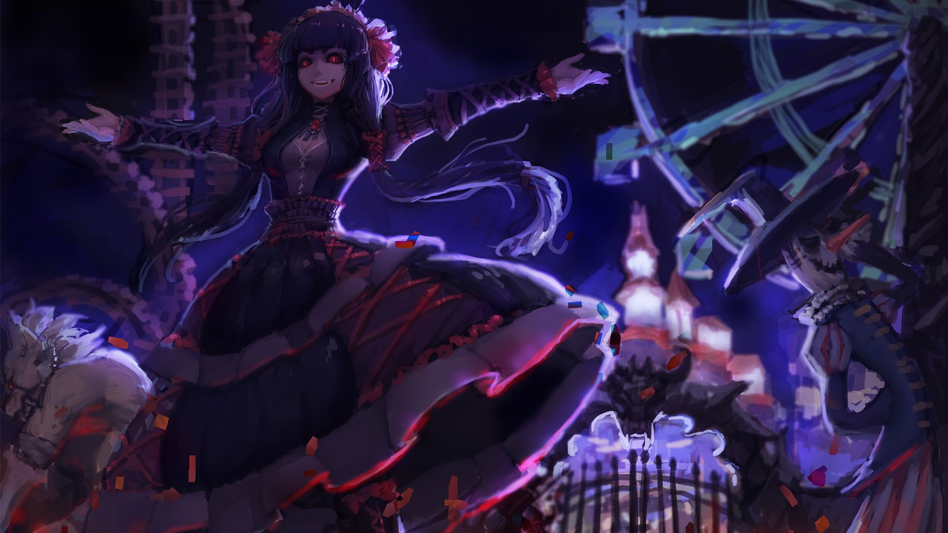The Wizard of Oz, anime girls, lolita fashion, 1080P, HD Wallpaper
