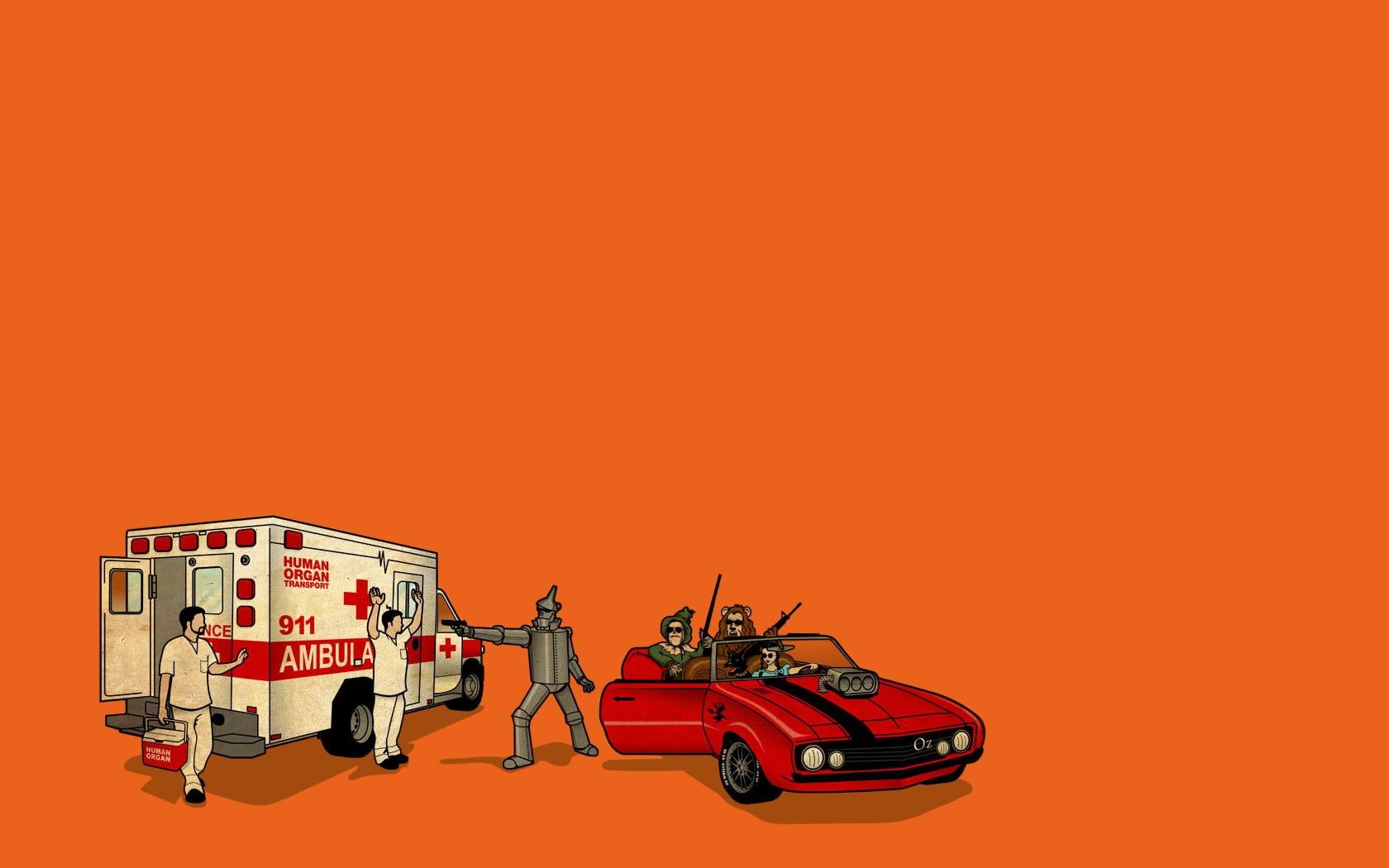 crossover, wizard, the wizard of oz, 720P, minimalism, oz, HD Wallpaper