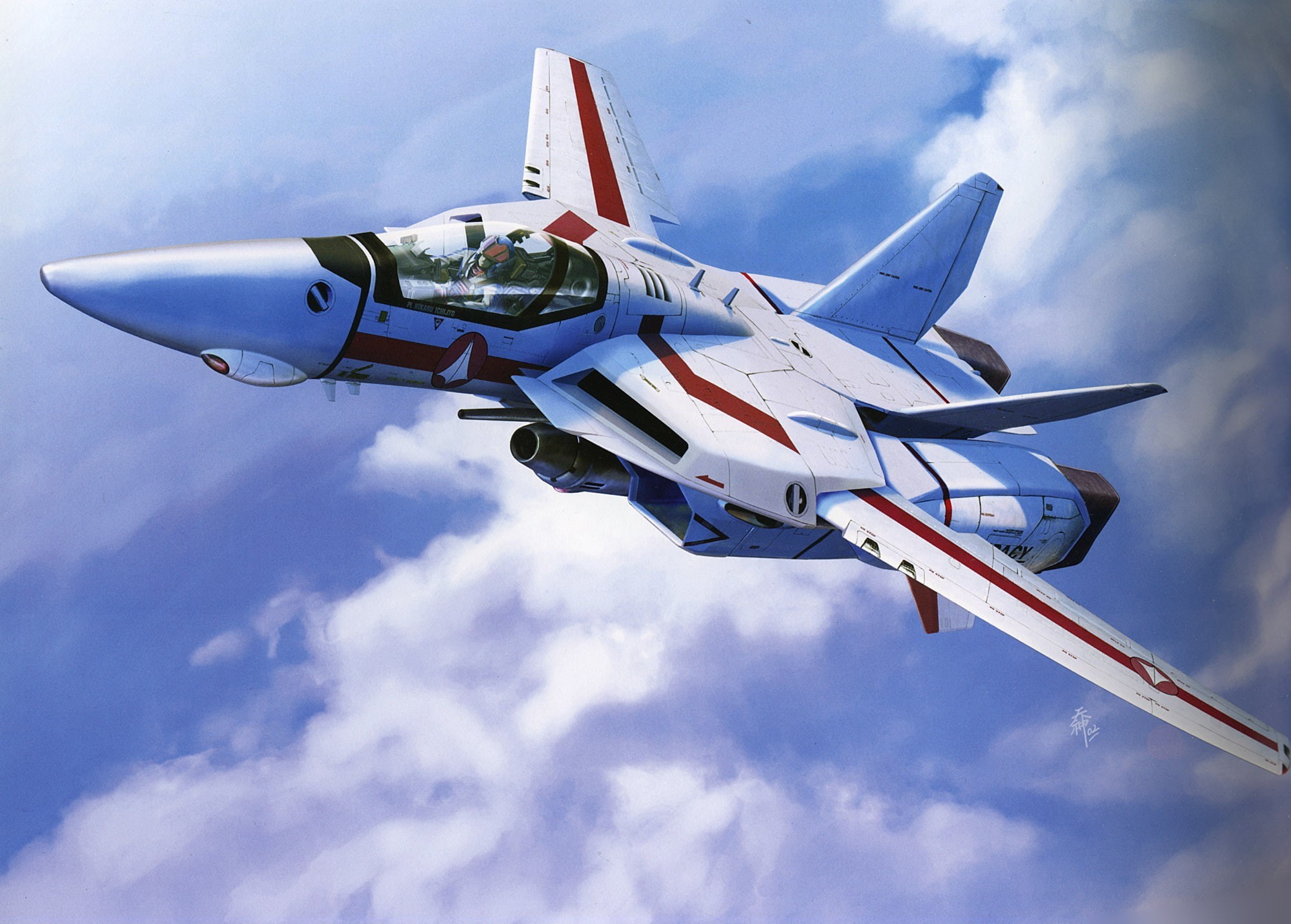 anime, Macross, 1080P, Robotech, robot, HD Wallpaper