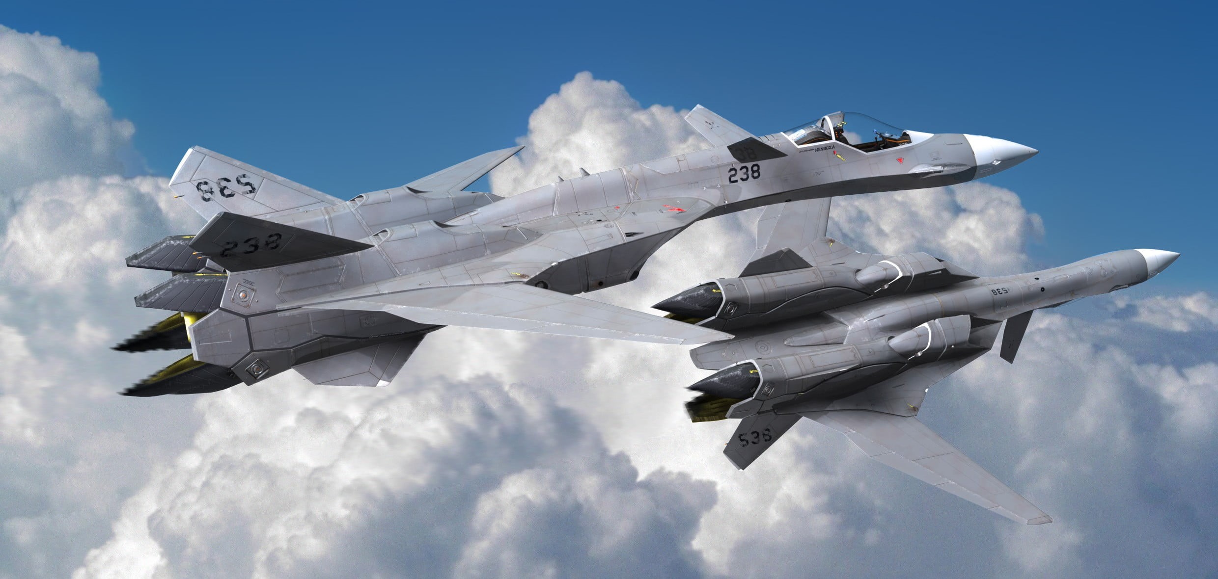 air vehicle, on the move, sukhoi, plane, mode of transportation, military aircraft, flying, grey, nature, day, sky, aerospace industry, military airplane, HD Wallpaper