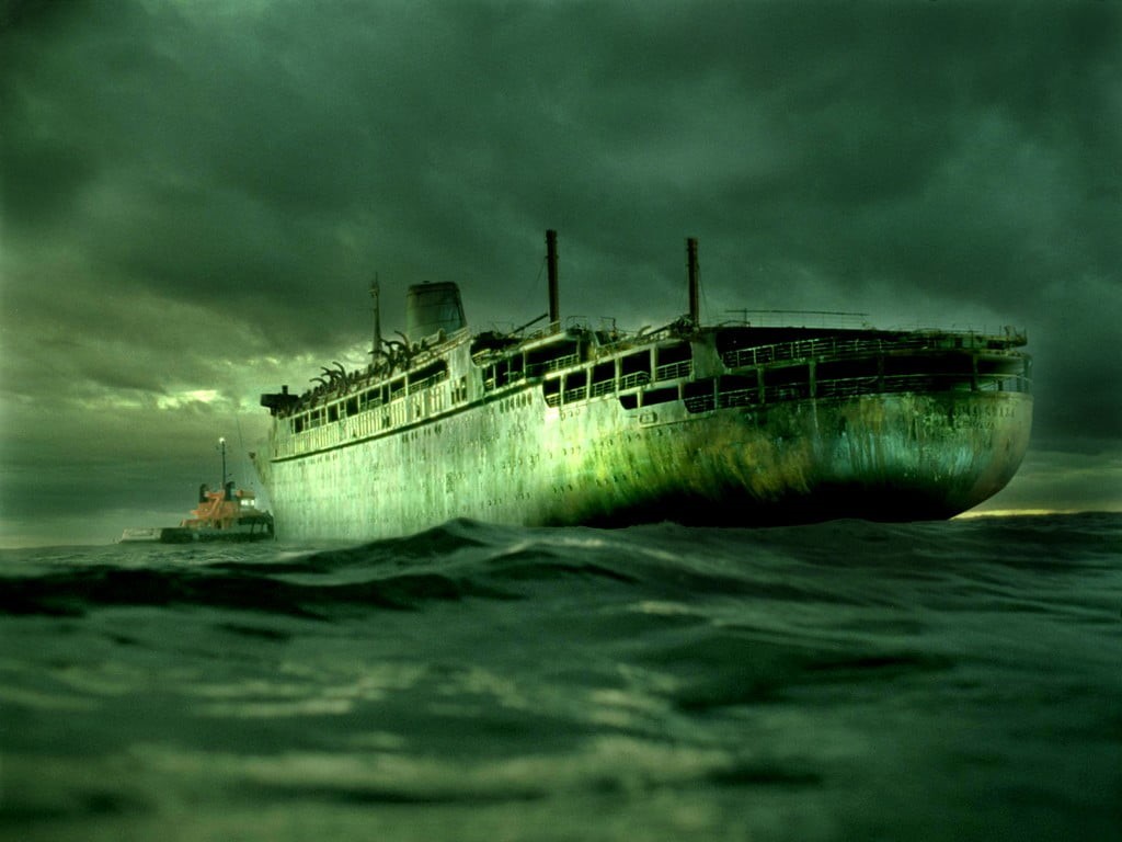 body, sailing, sailboat, gray, ominous, storm, artwork, day, mode of transportation, 480P, hopelessness, outdoors, no people, sea, cloud - sky, ghost ship, HD Wallpaper