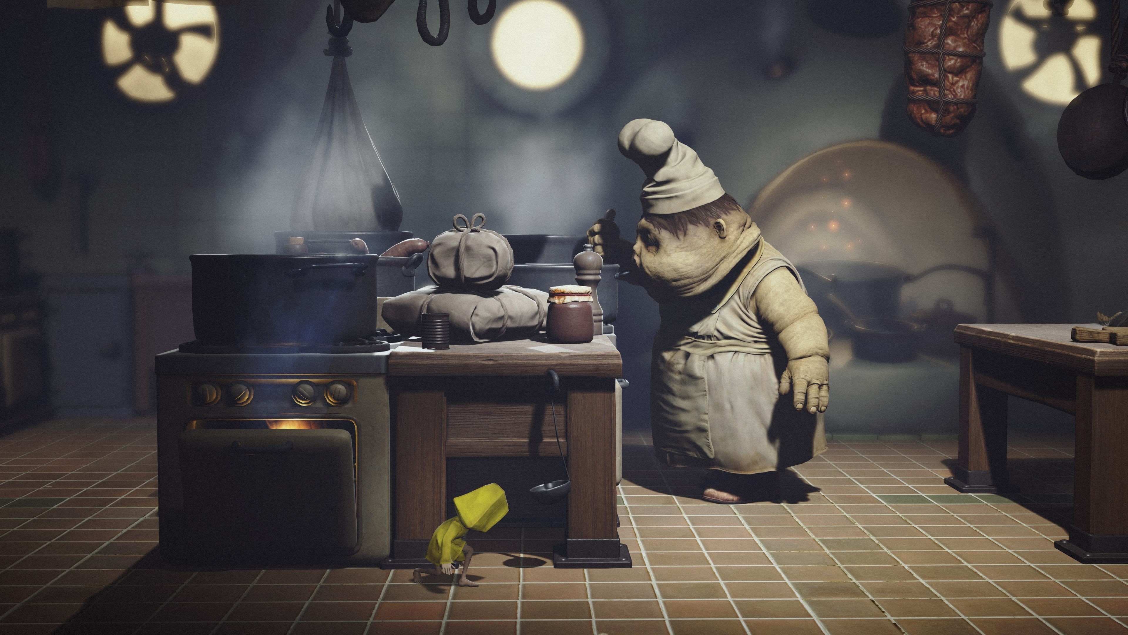 people, uniform, full length, cleaning, kitchen utensil, clothing, business, food and drink, lifestyles, real people, little nightmares 4k beautiful computer, HD Wallpaper
