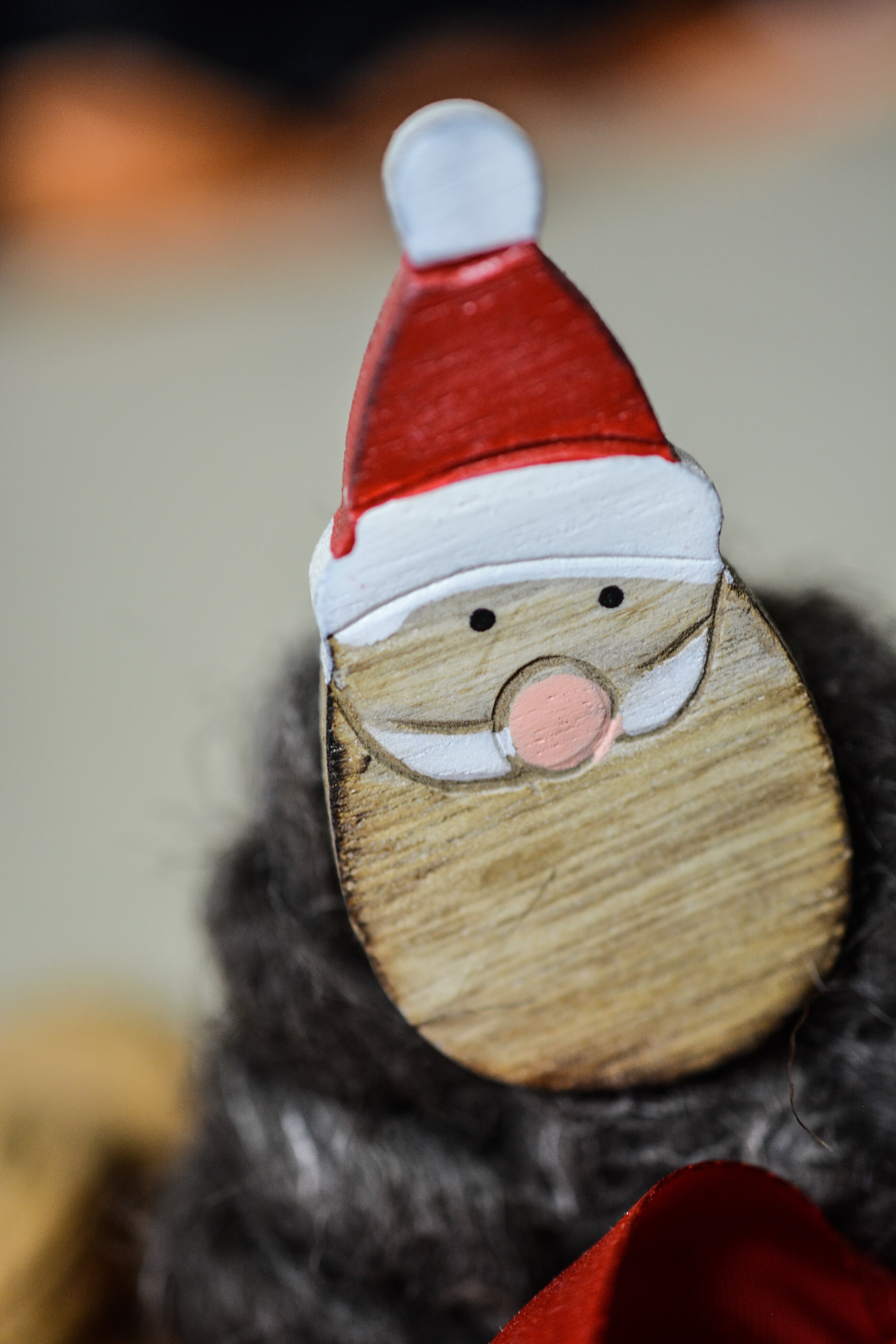 christmas, creativity, happy, focus on foreground, dwarf, hat, representation, santa claus, indoors, year, holiday, no people, still life, 5K, stuffed toy, Phone HD Wallpaper