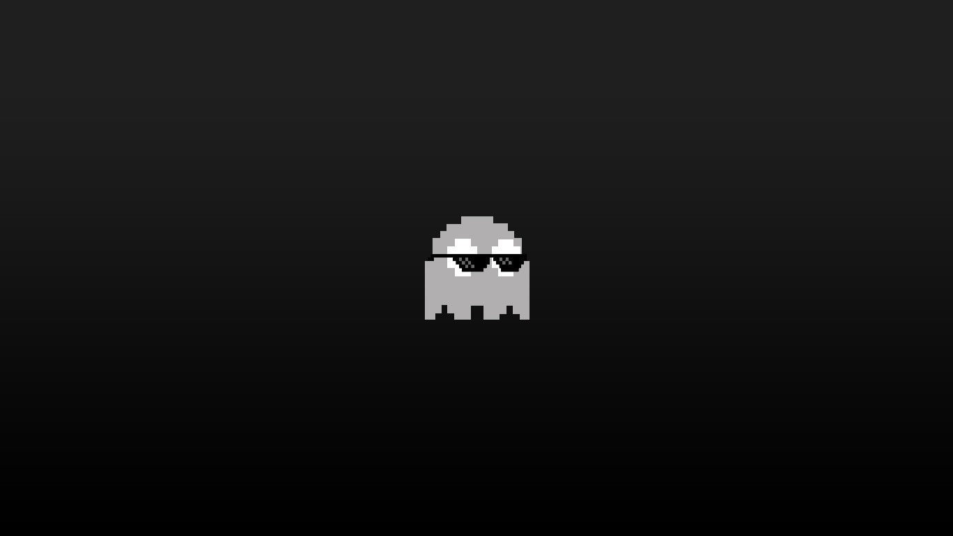 720P, Pacman, minimalism, HD Wallpaper