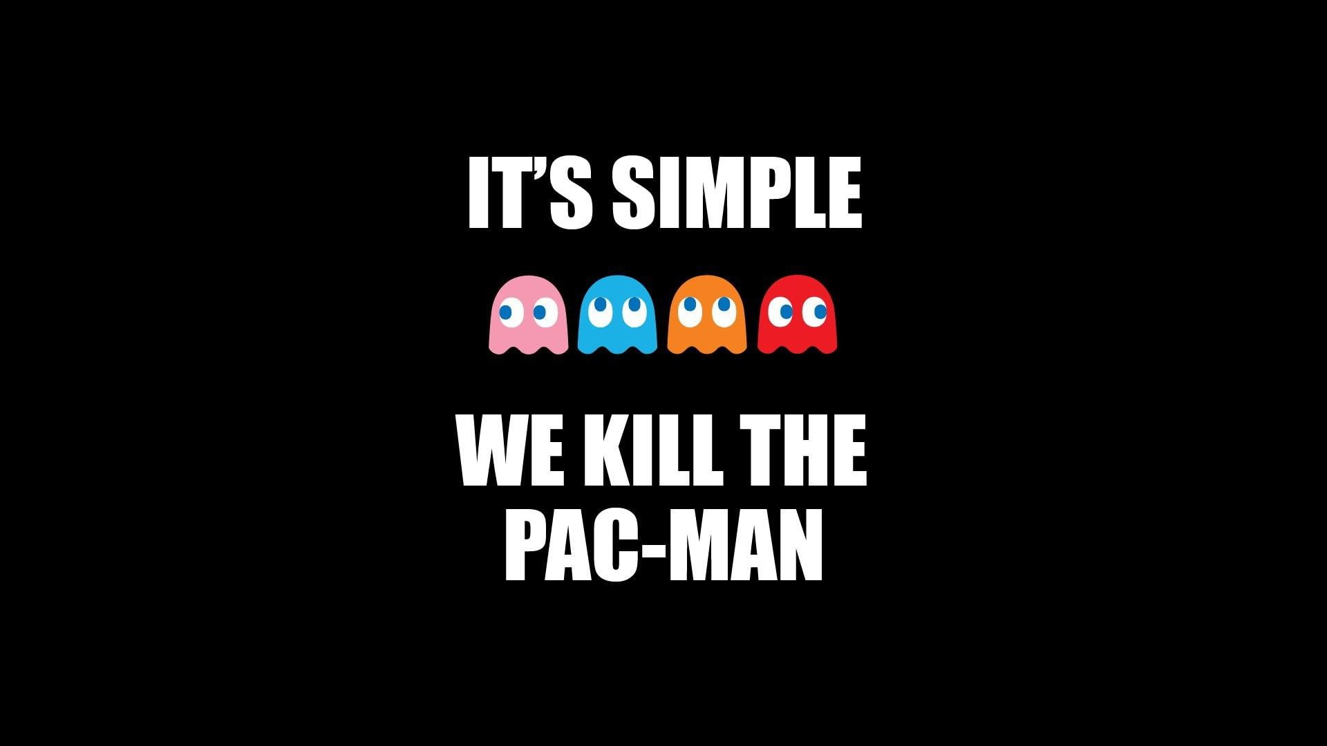 pacman, knight, dark, man, crossover, ghost, funny, the dark knight, pac, 1920x1080, 1080P, HD Wallpaper