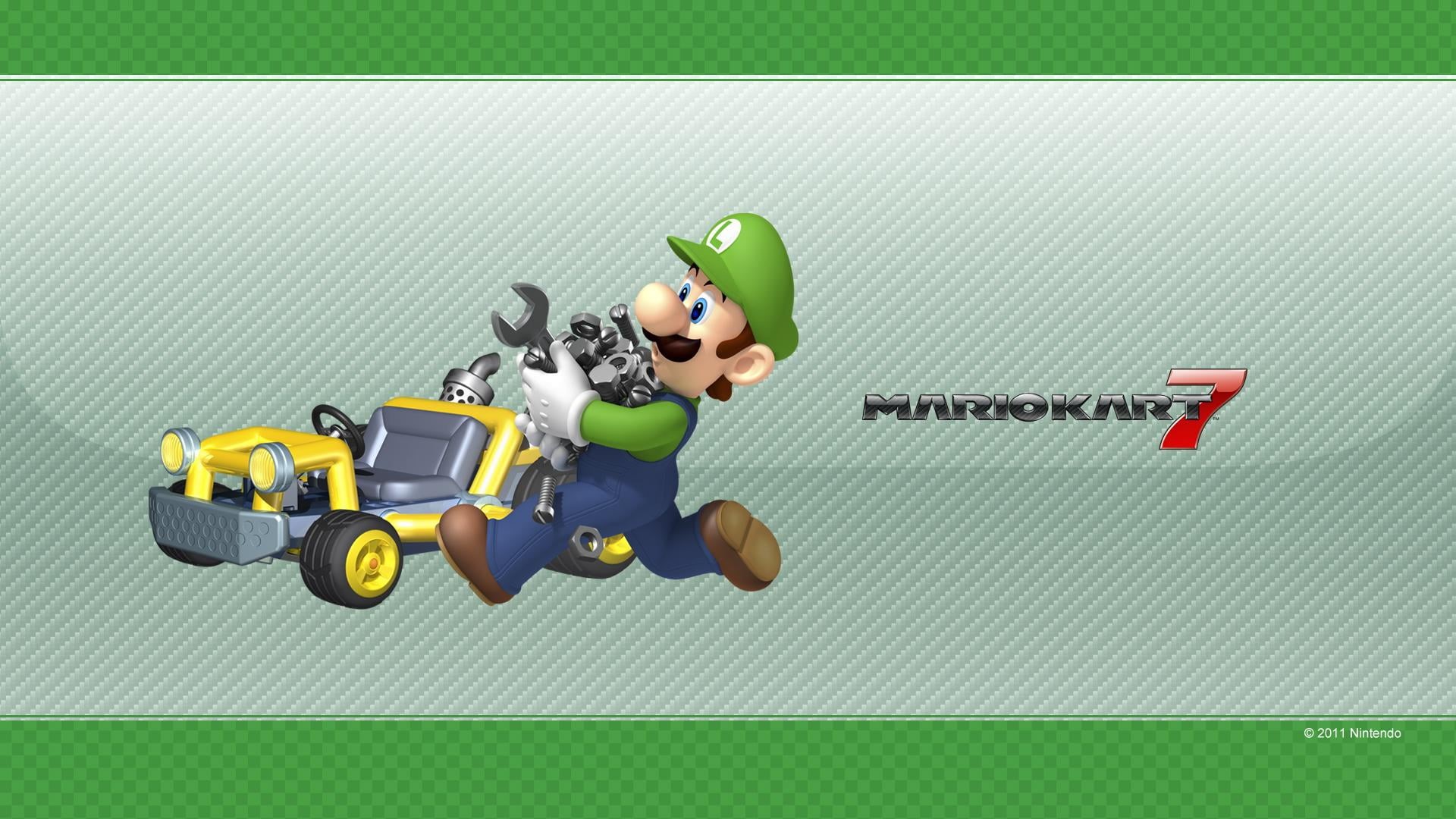 fun, creativity, robot, machinery, toy, digital composite, Luigi, representation, choice, no people, male likeness, cooperation, human representation, Mario Kart 7, HD Wallpaper