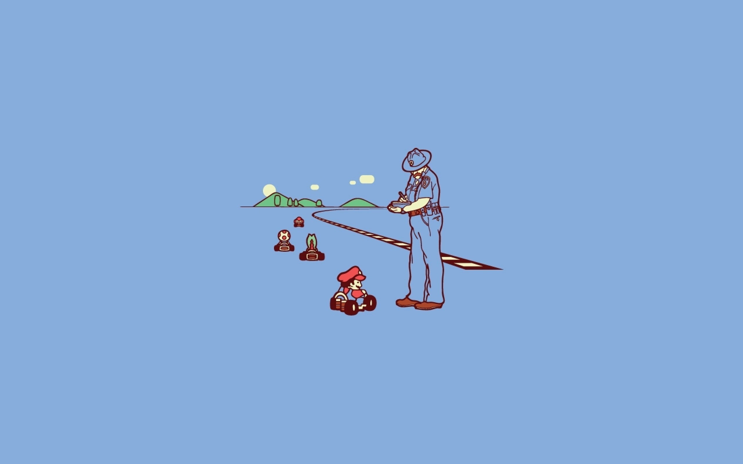 kite - toy, sunny, low angle view, copy space, day, wind, nature, outdoors, no people, clear sky, toy, leisure activity, Super Mario Kart, minimalism, artwork, HD Wallpaper