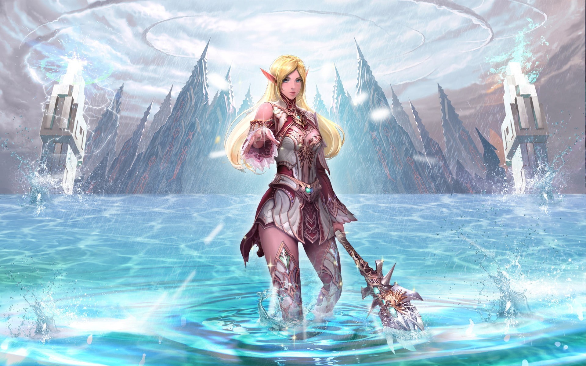 1080P, Lineage II, fantasy art, RPG, HD Wallpaper