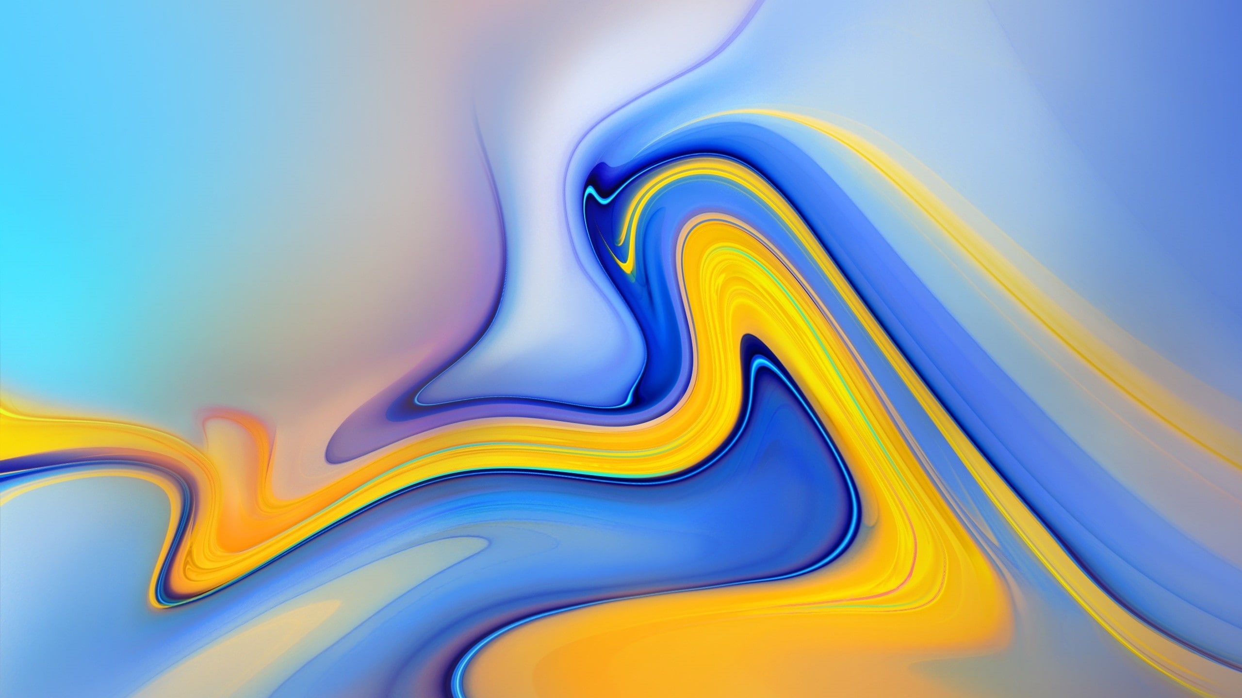 Samsung Galaxy Note 9, abstract, colorful, Android 8.0, Android Oreo, 2K, HD Wallpaper