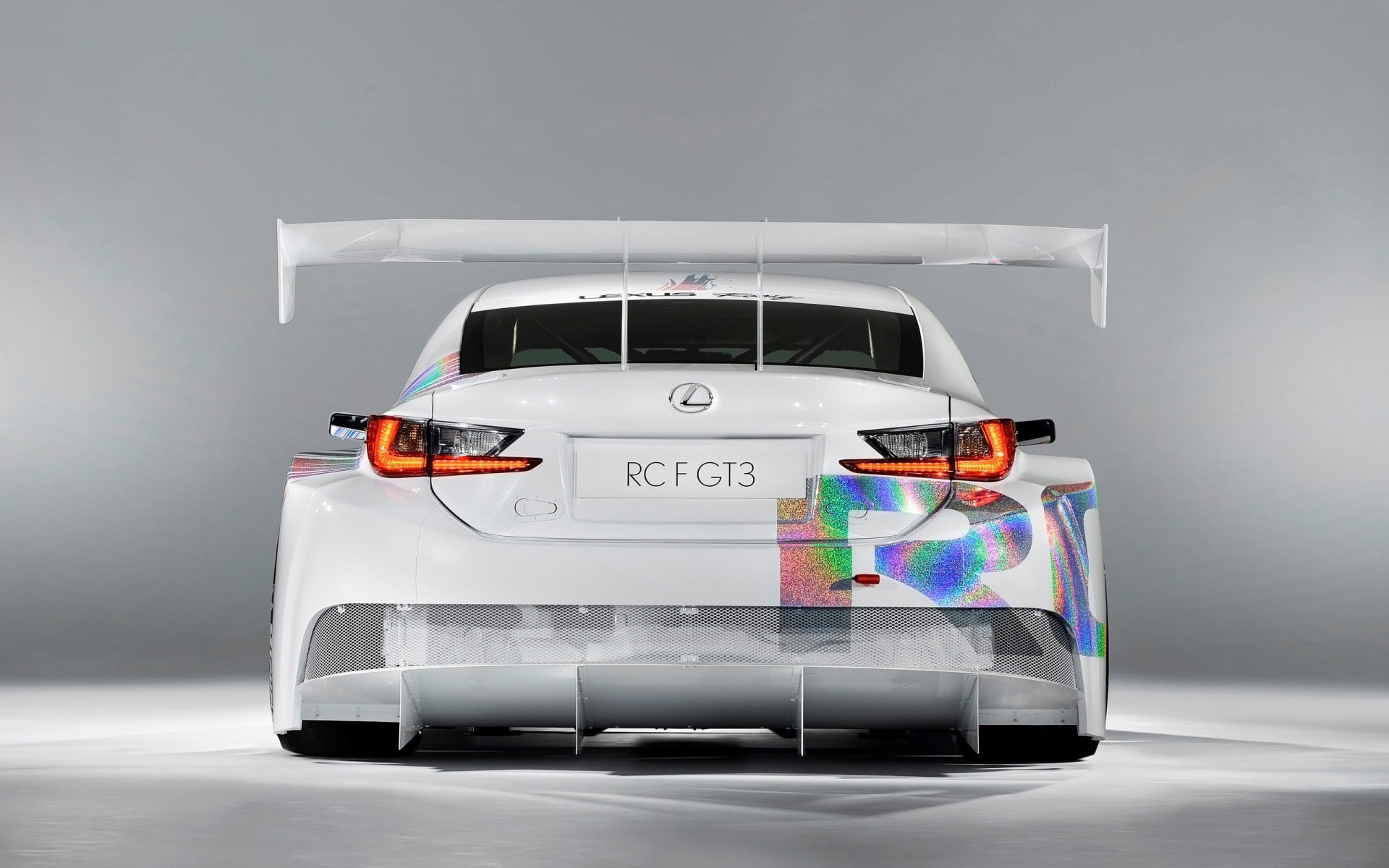 1080P, futuristic, studio shot, Lexus RC F, care, gray background, white color, technology, gray, transportation, car, concept cars, Lexus RC-F GT3 Concept, HD Wallpaper