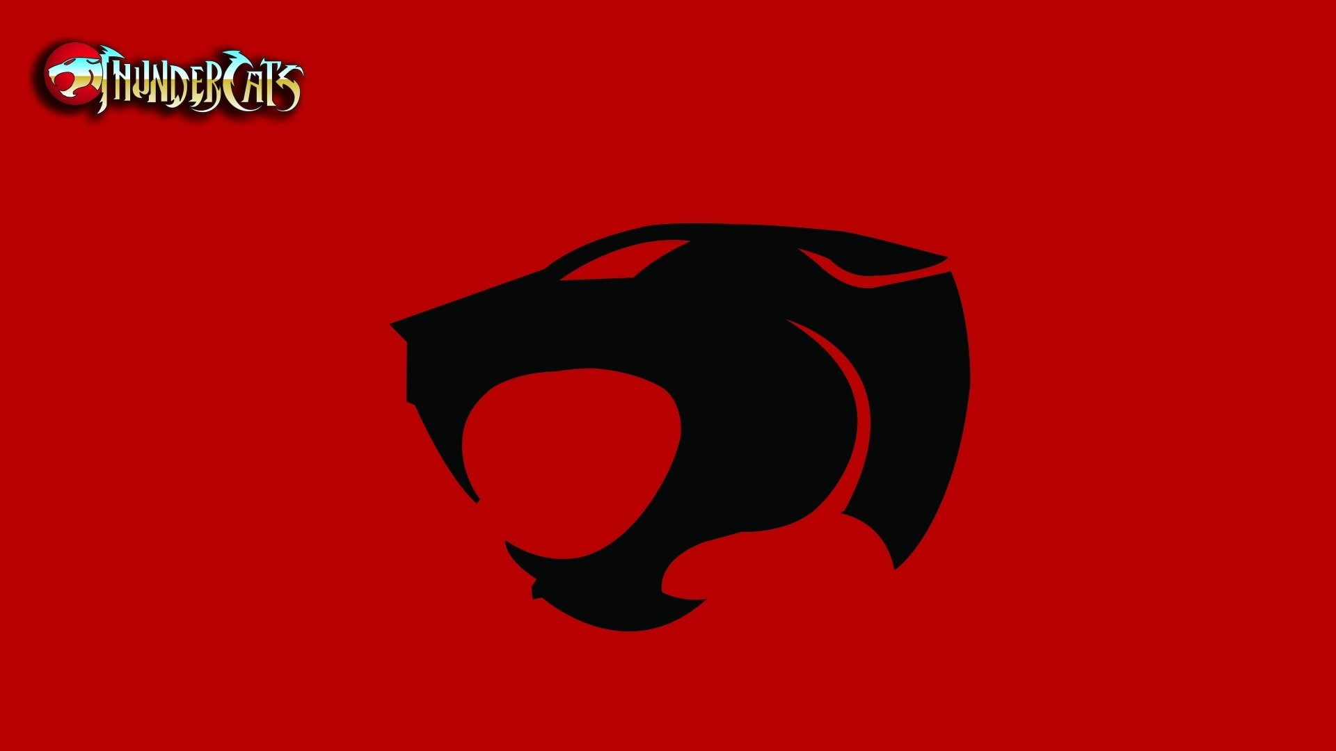 cut out, celebration, success, communication, indoors, Thundercats, colored background, red background, text, no people, emotion, silhouette, red, copy space, HD Wallpaper