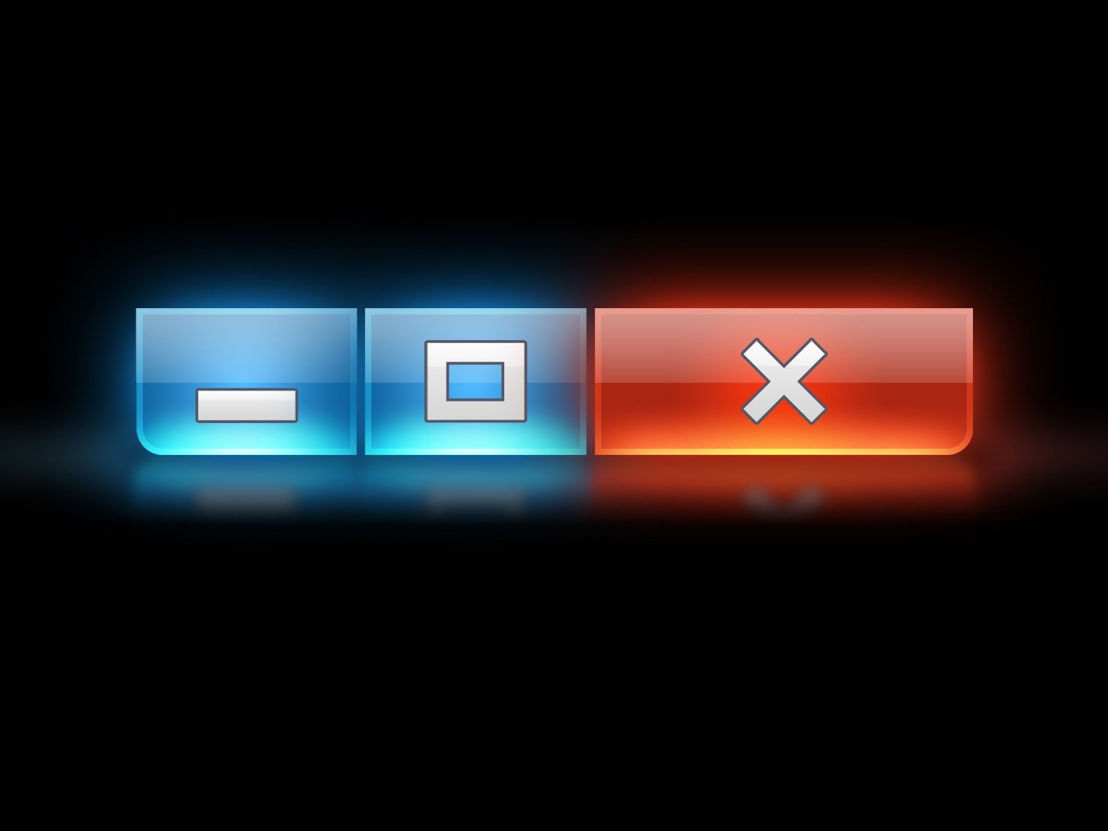 shape, arrow symbol, Windows Vista, computer icon, black background, no people, leaving, symbol, copy space, Microsoft Windows, blue, communication, glowing, HD Wallpaper