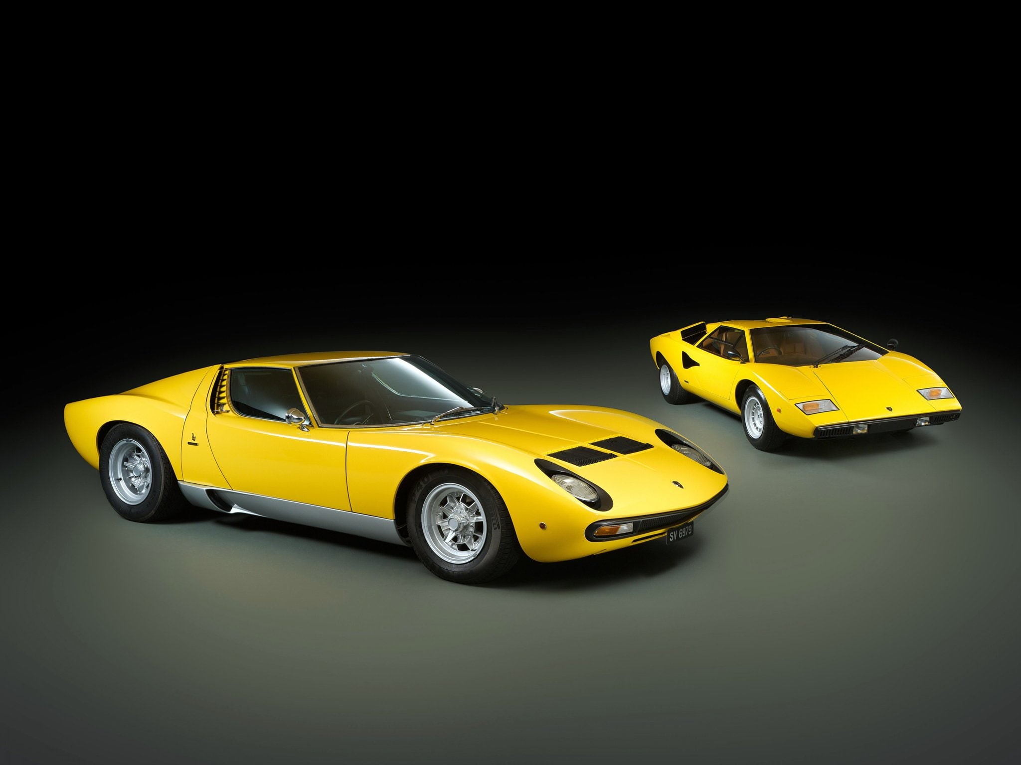 lamborghini, 1080P, miura, lp400, countach, s v, HD Wallpaper