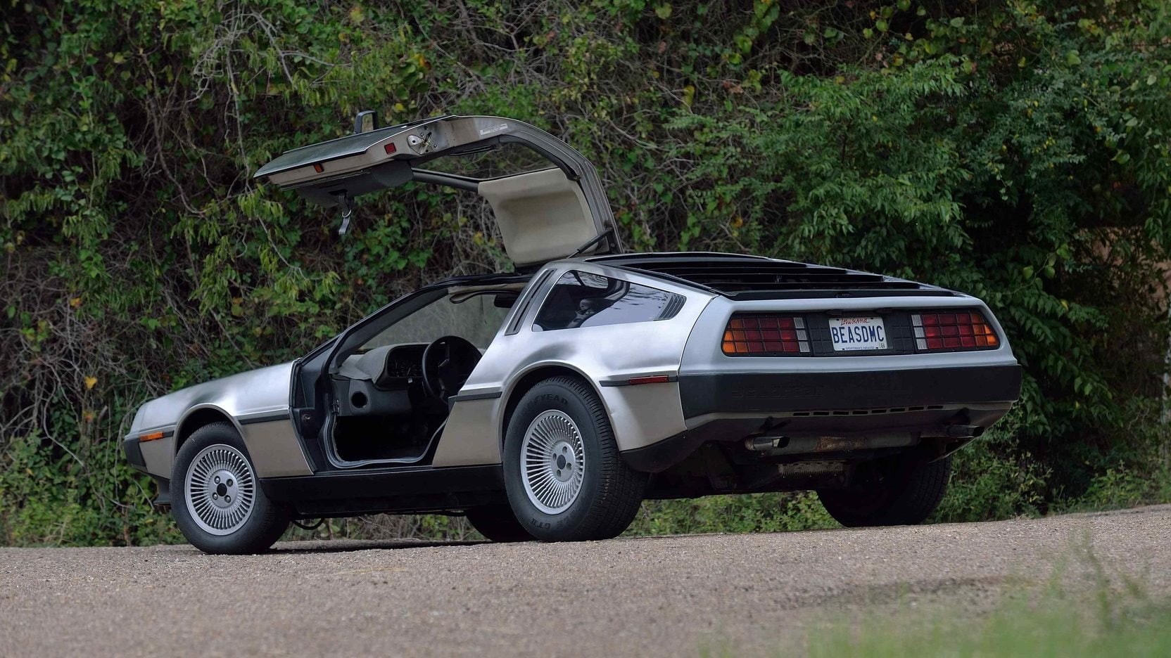 1981, dmc-12, 720P, delorean, cars, stainless, HD Wallpaper