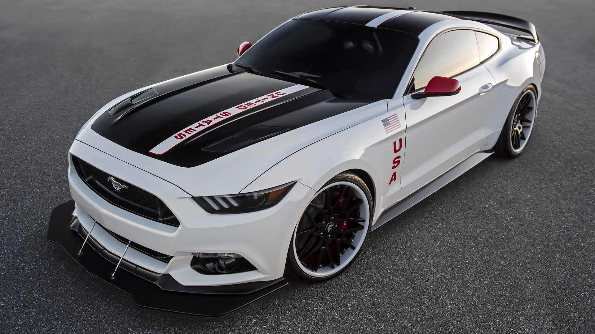 gt, ford mustang, white, ford, ford mustang gt apollo edition, apollo, car, black, cars, mustang, edition, 1080P, white cars, HD Wallpaper