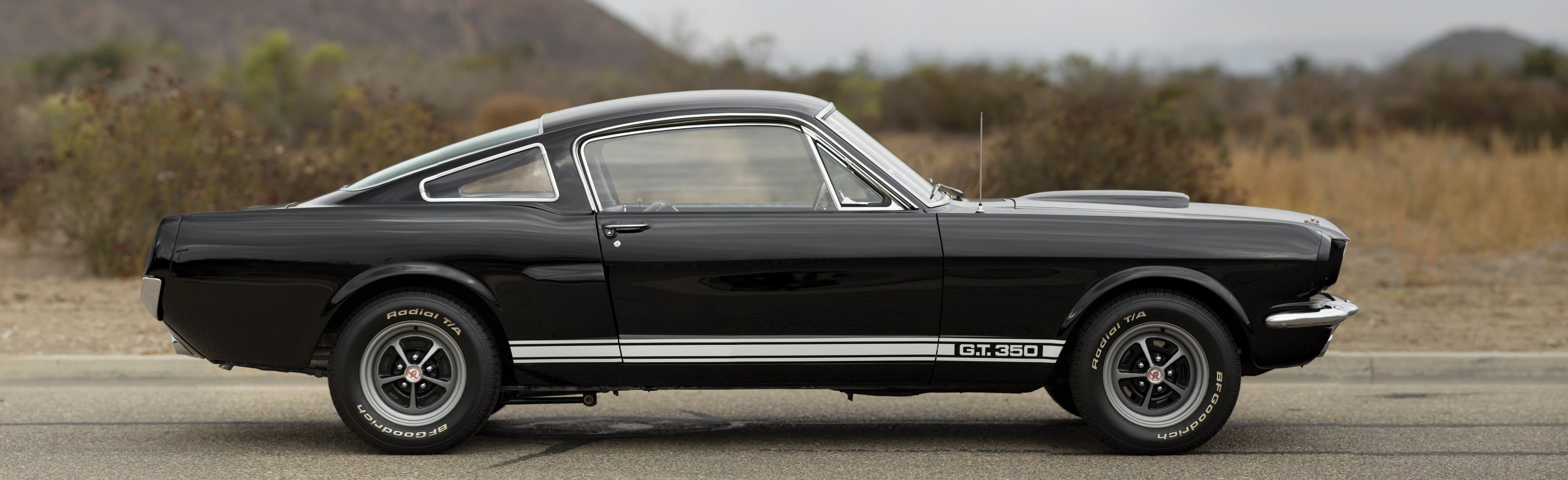 journey, shelby, focus on foreground, land vehicle, mustang, outdoors, wheel, car, mode of transportation, muscle, ford, gt350, vintage car, side view, HD Wallpaper