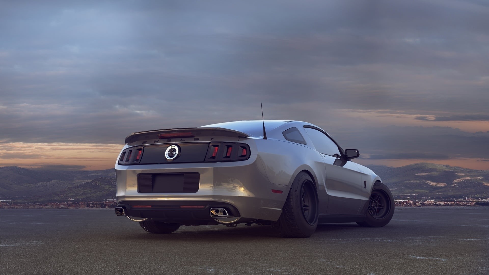 sports Car, environment, front View, on the move, coupe, ford, compact Car, engine, mode of transportation, sky, shelby, land Vehicle, looking At View, HD Wallpaper