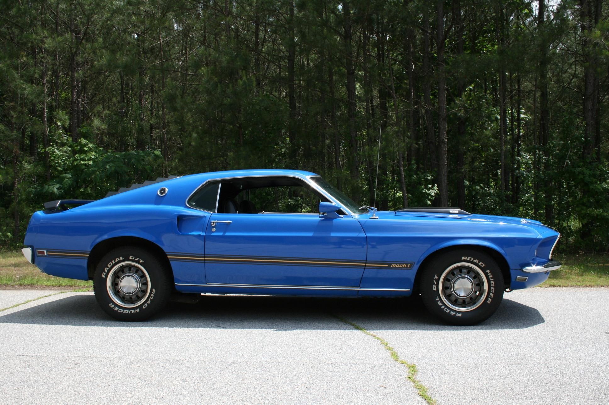 antique, muscle, mustang, ford, mach, 1080P, cars, 1969, classic, vintage, HD Wallpaper