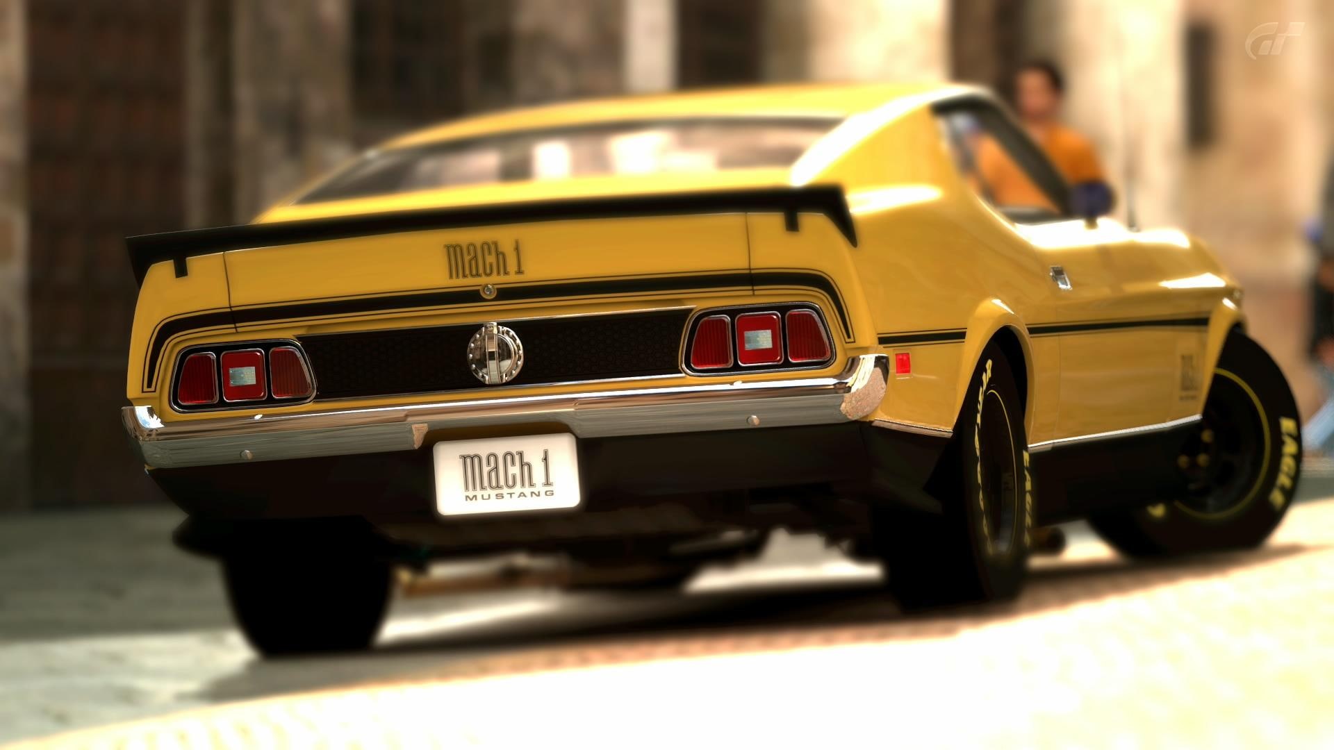 cars, mustang, ford, muscle car, 1080P, mach, classic, HD Wallpaper