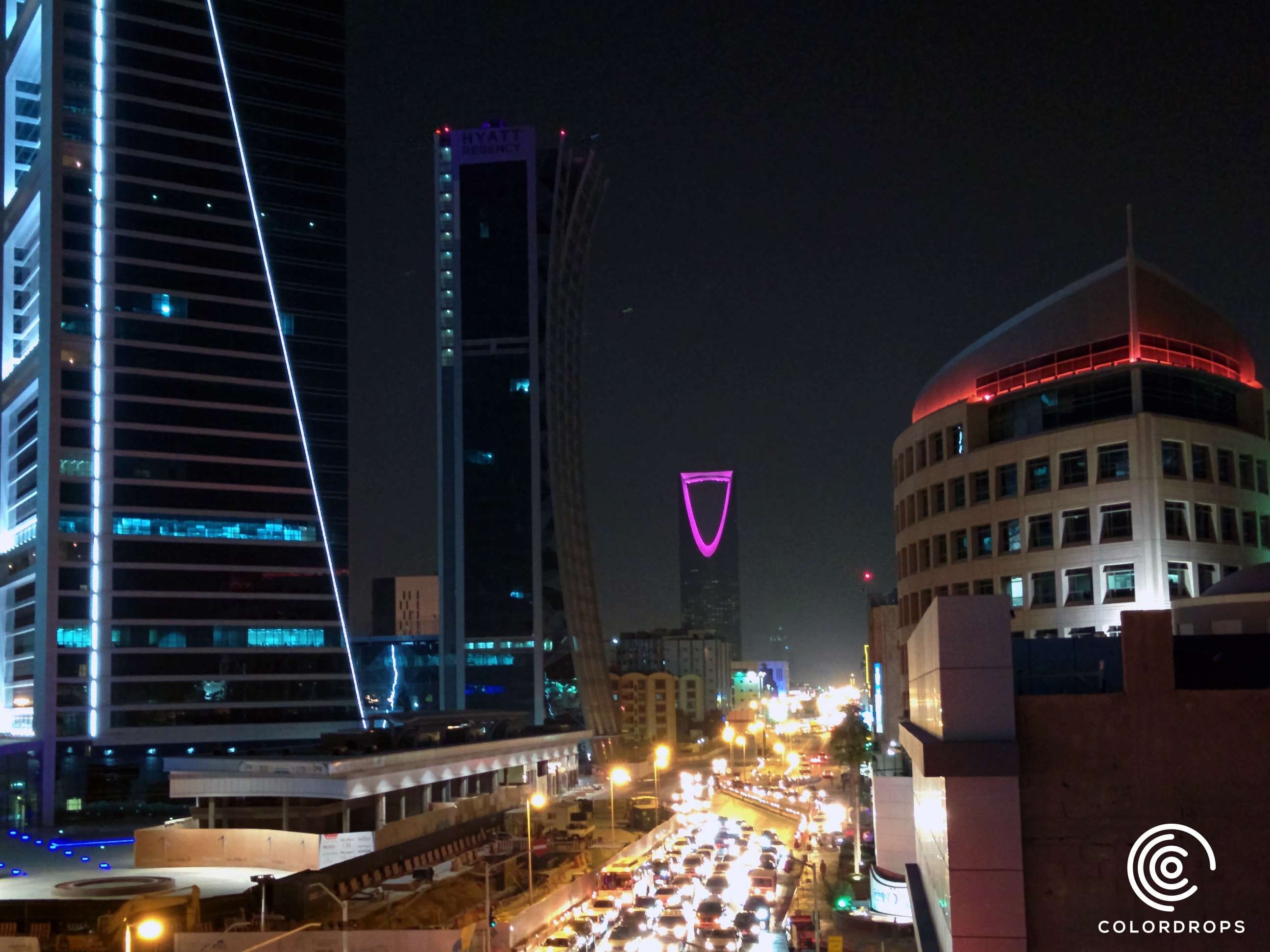 olaya, king tower, no people, sky, city life, modern, niyasconnect, office building exterior, financial district, city, saudi arabia, architecture, riyadh, HD Wallpaper