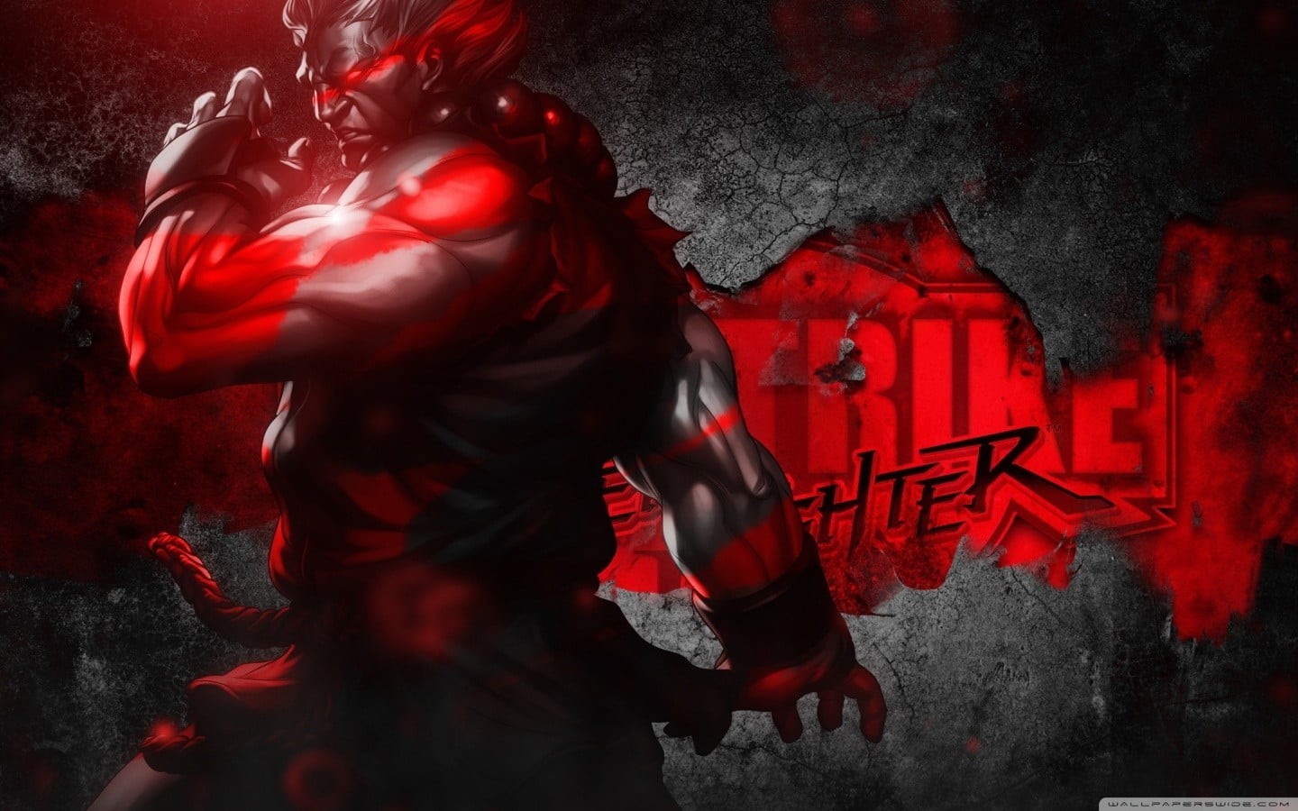 Street Fighter, fighter, emotion, kuma, fear, mystery, obscured face, Akuma, dark, aggression, street, art and craft, black color, indoors, sign, HD Wallpaper