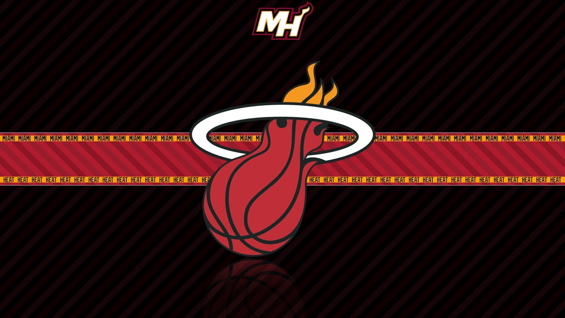 art and craft, geometric shape, sports, no people, built structure, representation, heat, architecture, low angle view, outdoors, Miami, night, NBA, logo, HD Wallpaper
