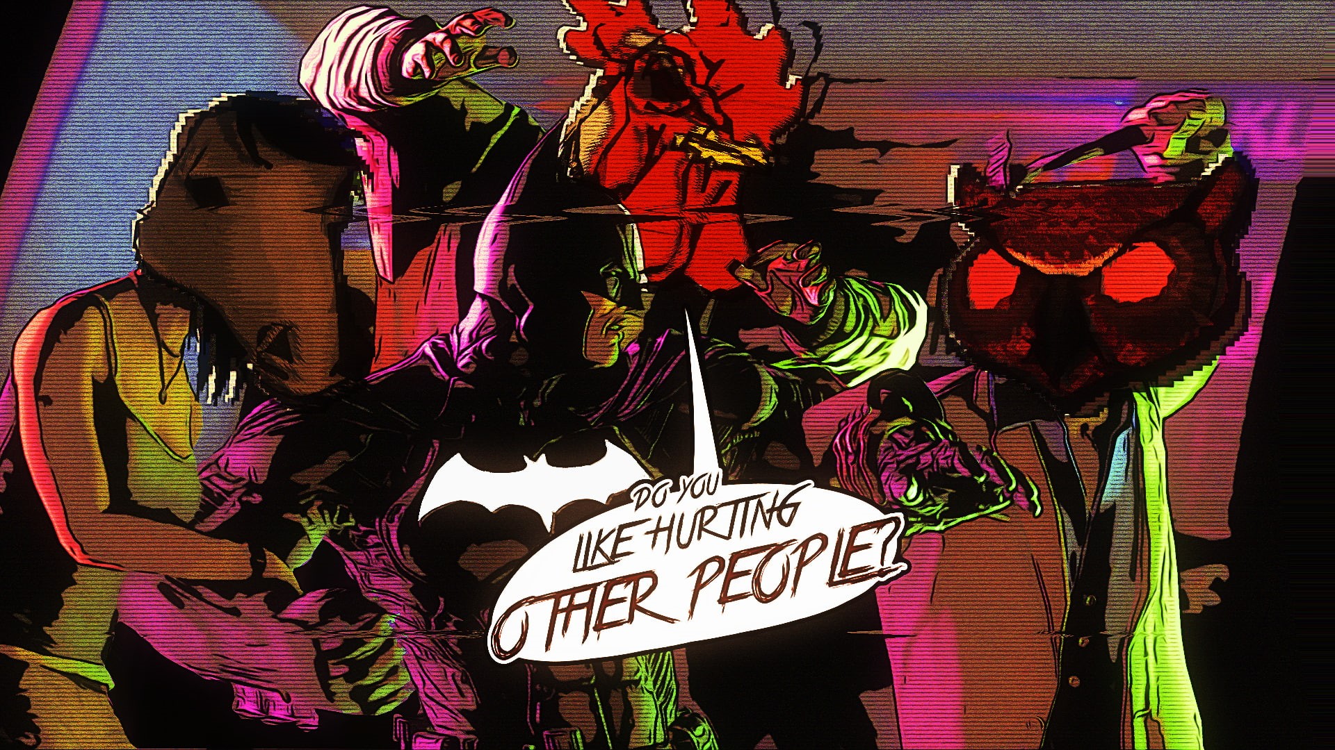 no people, Batman, indoors, art and craft, multi colored, day, market, hanging, information, script, 1080P, communication, non-western script, sign, store, HD Wallpaper