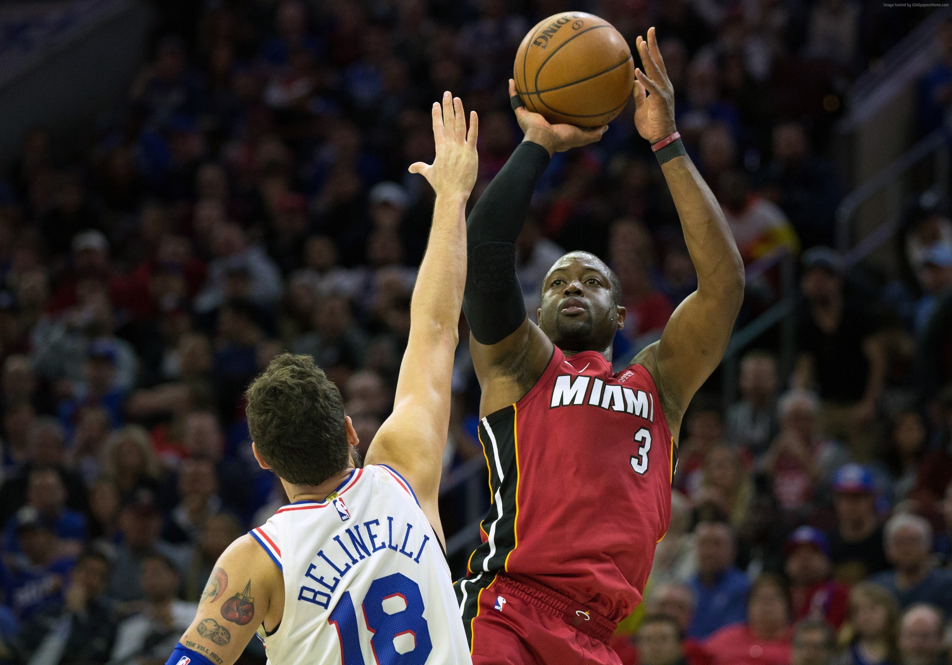 stadium, sportsman, athlete, people, 4K, NBA, group of people, rear view, ball, sport, team sport, crowd, waist up, adult, basketball, 2K, day, Miami Heat, HD Wallpaper