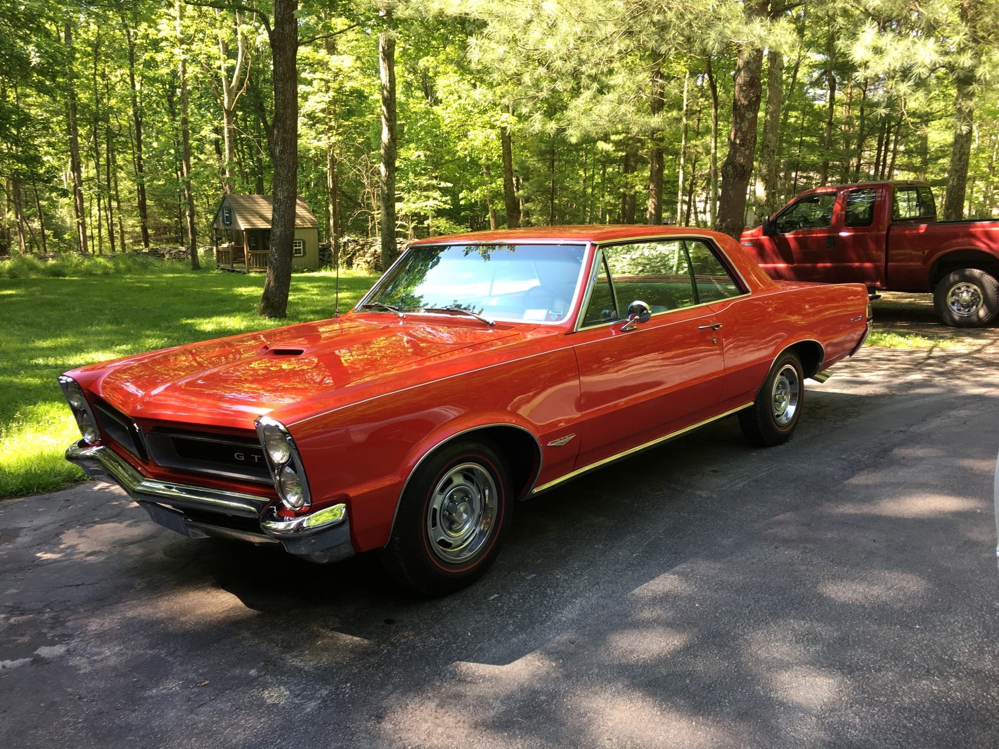 motor vehicle, outdoors, day, classic, road, Car, travel, old-fashioned, stationary, gto, city, obsolete, no people, pontiac, sunlight, collectors Car, HD Wallpaper