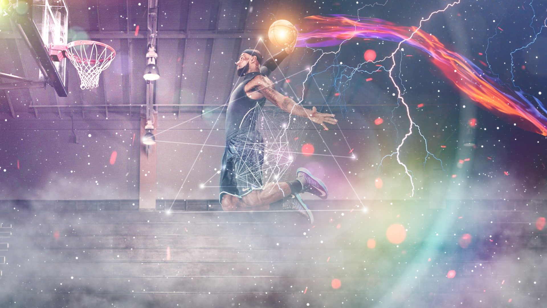 LeBron James, 1080P, basketball, NBA, HD Wallpaper