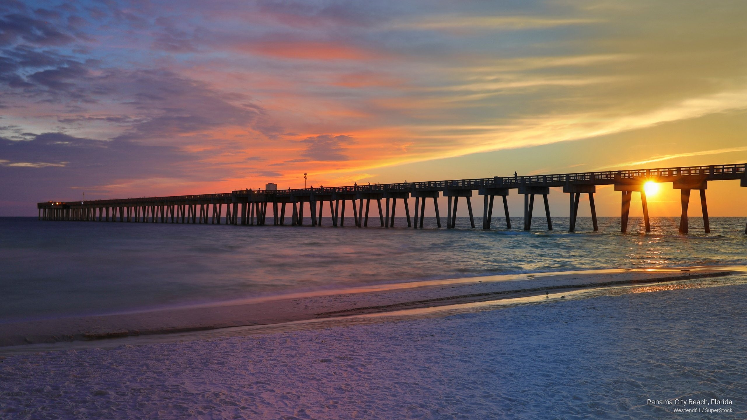 2K, florida, beach, panama, Beaches, city, HD Wallpaper