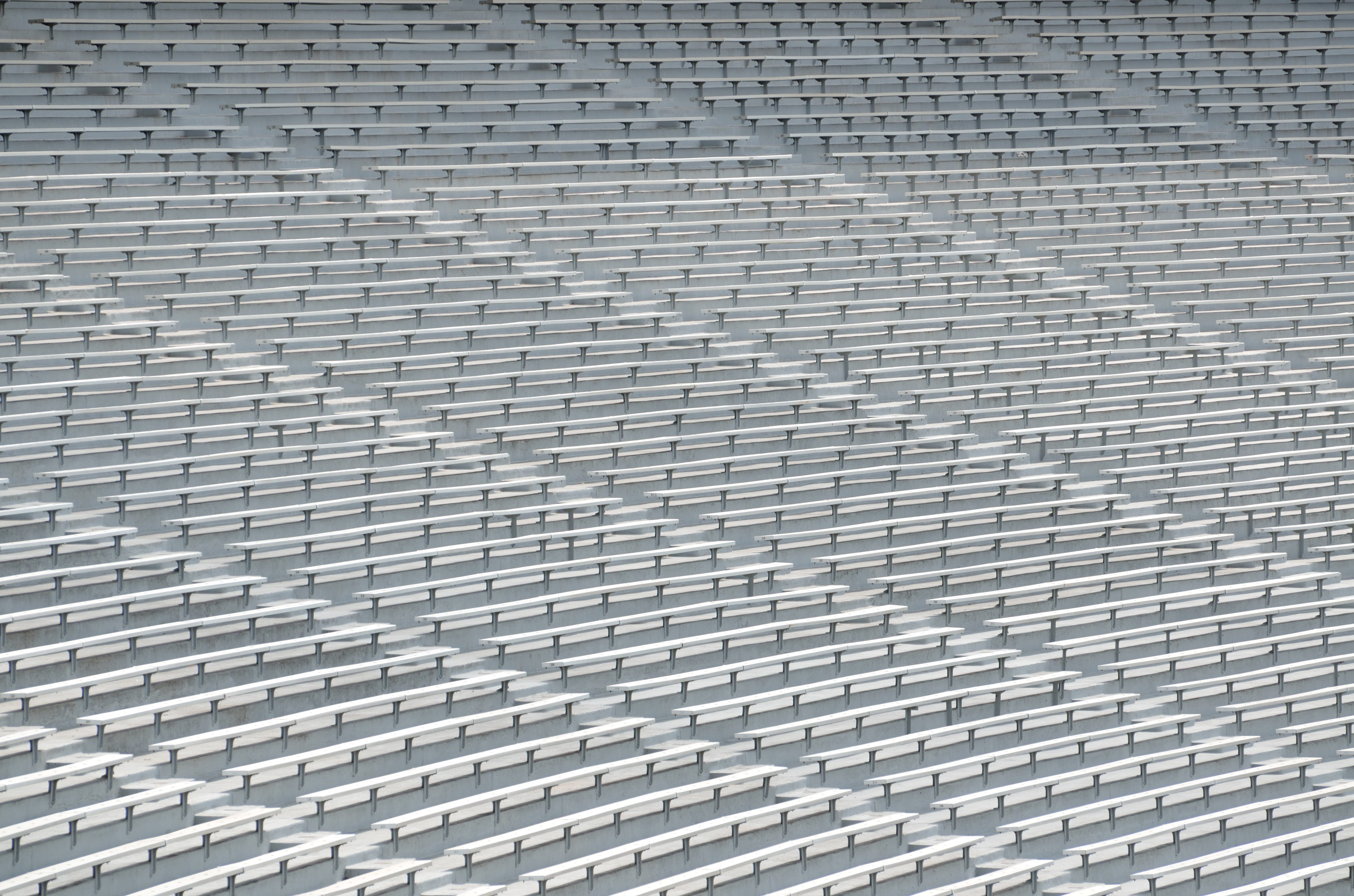 built structure, stadium, outdoors, shape, no people, outdoor, tiled floor, Seats, public, flooring, seat, competition, backgrounds, sitting, bench seats, HD Wallpaper