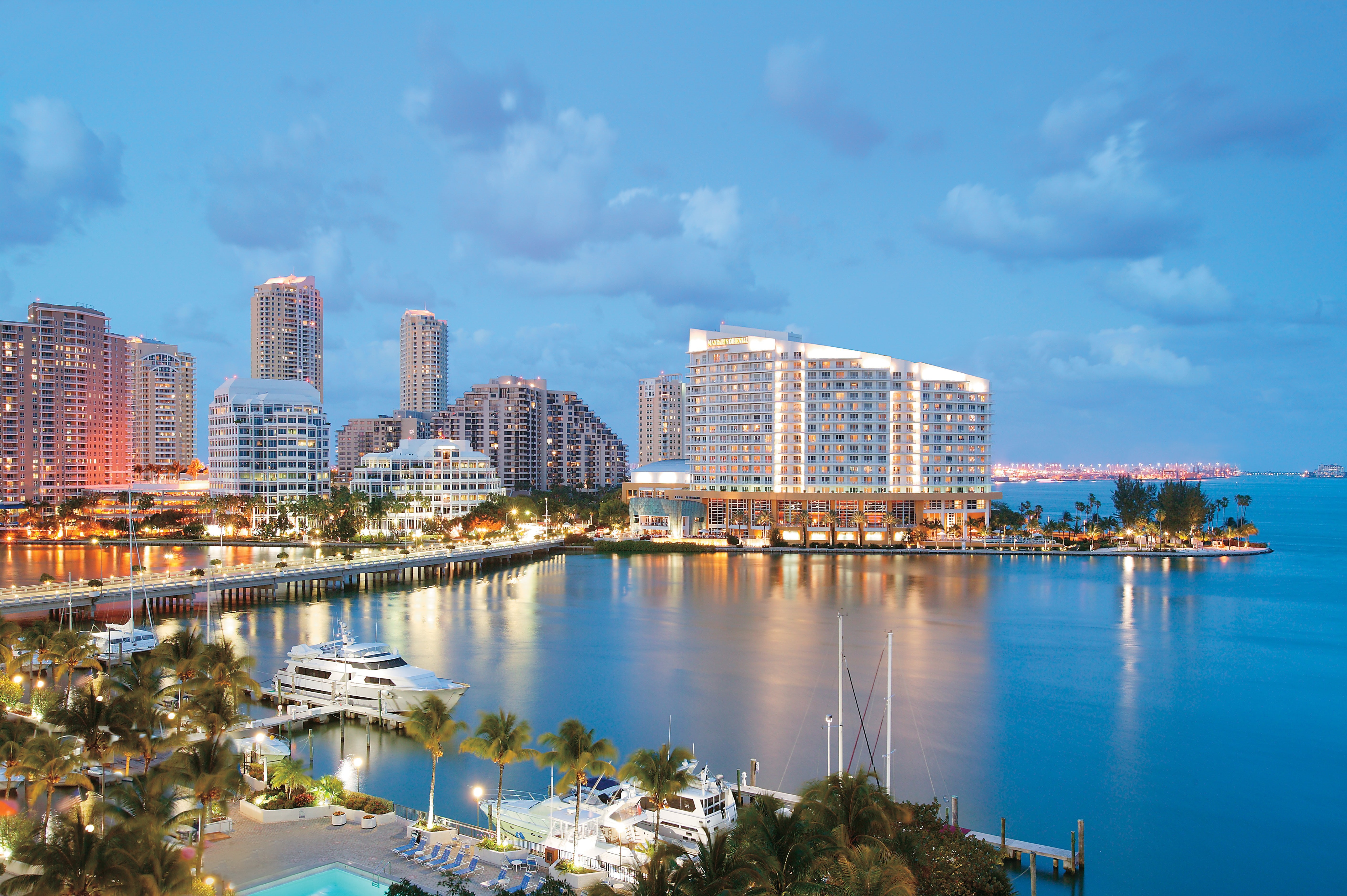 boat, Miami, 5K, skyscraper, cityscape, HD Wallpaper
