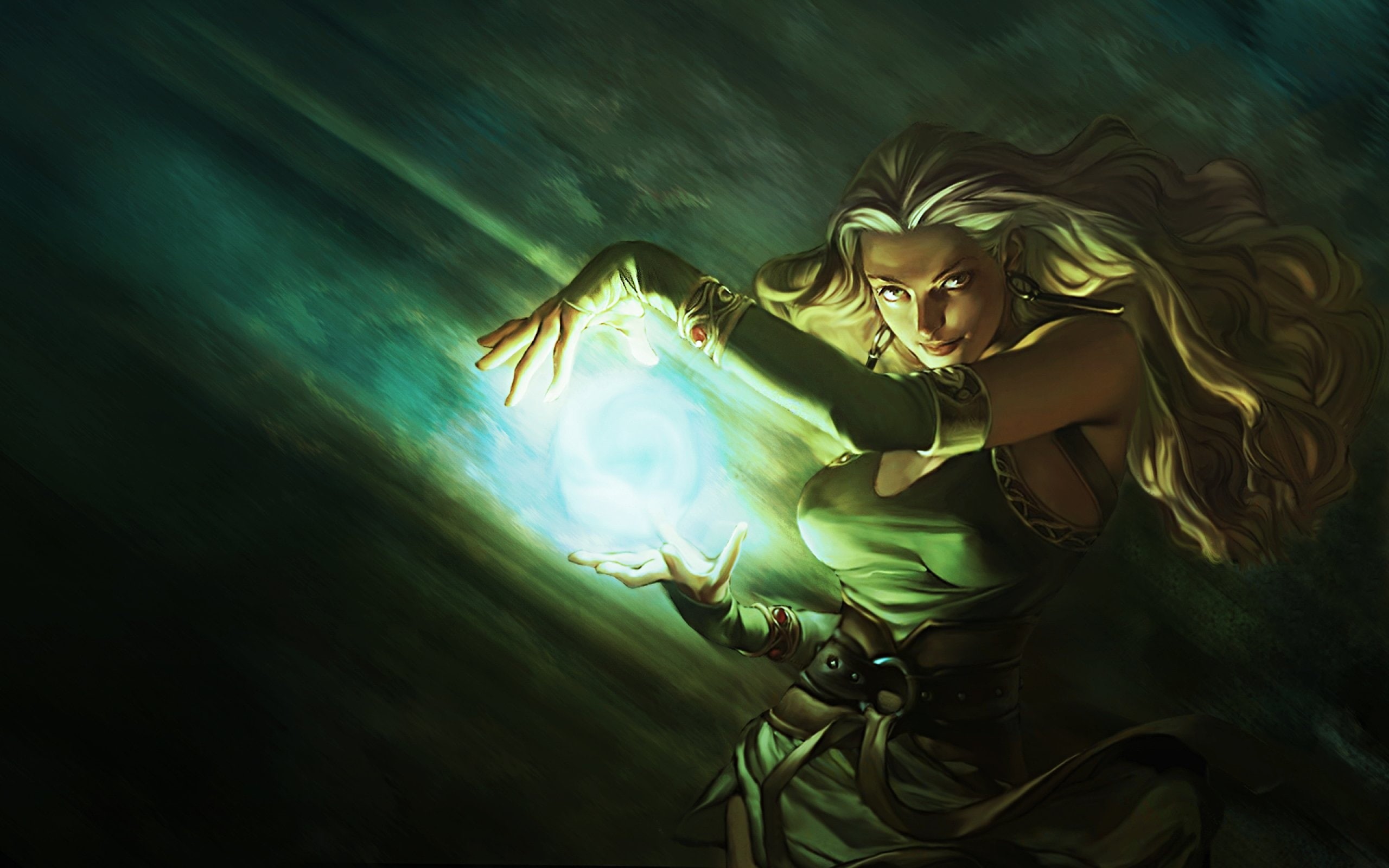 2K, Magic, wizard, fantasy, mage, magician, sorcerer, art, artwork, HD Wallpaper