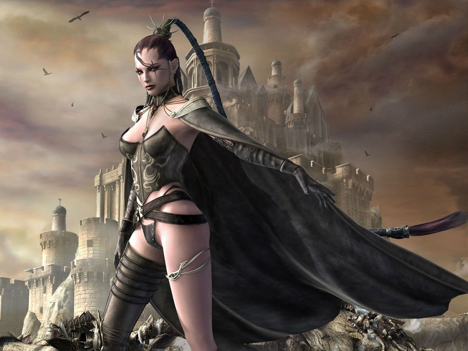 Gothic, 1lchaos, Chaos, fantasy, Fighting, babe, castle, online, action, Last, 720P, rpg, warrior, mmo, Girls, Dungeon, girl, Dark, adventure, HD Wallpaper